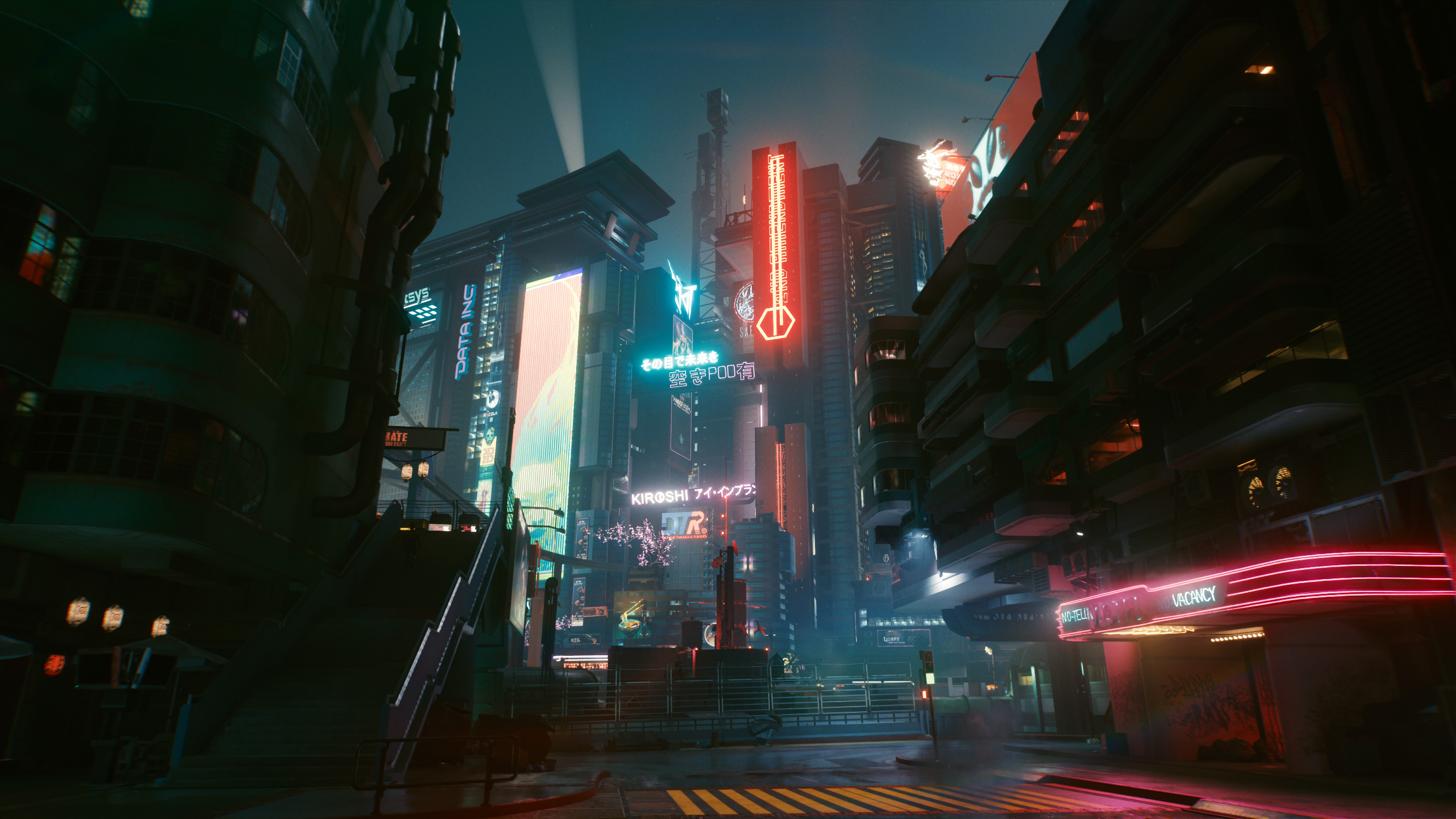 Cyberpunk 2077 Cyberpunk Retro Car Retrowave Futuristic City Scape City Lights Wallpaper:5120x2880