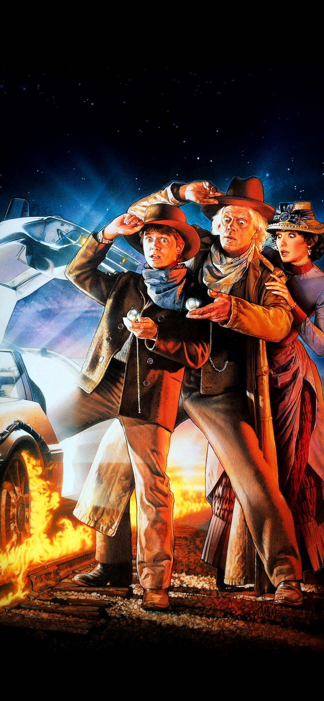 back to the future 3 poster film art