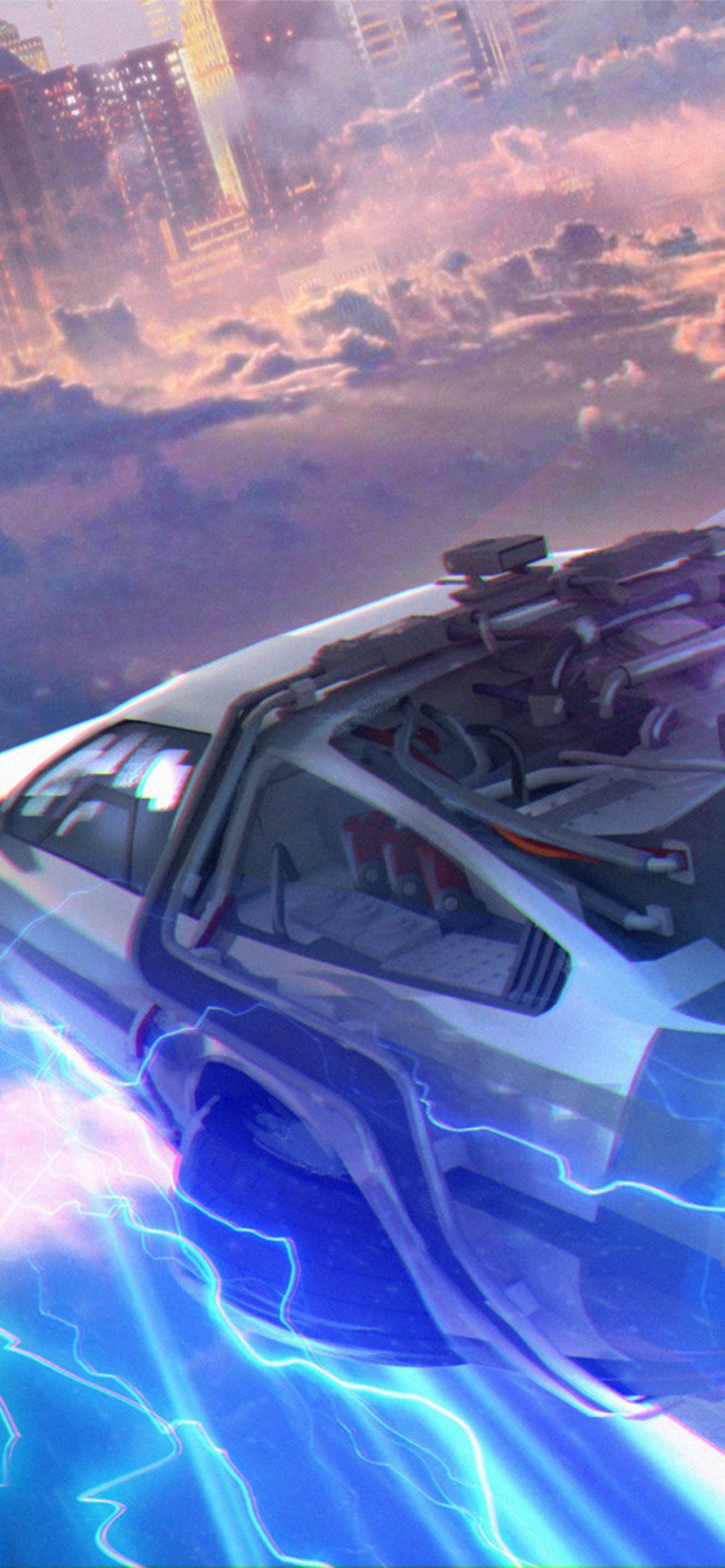 DeLorean from Back to the Future in 2023  Back to the future Future  wallpaper Delorean