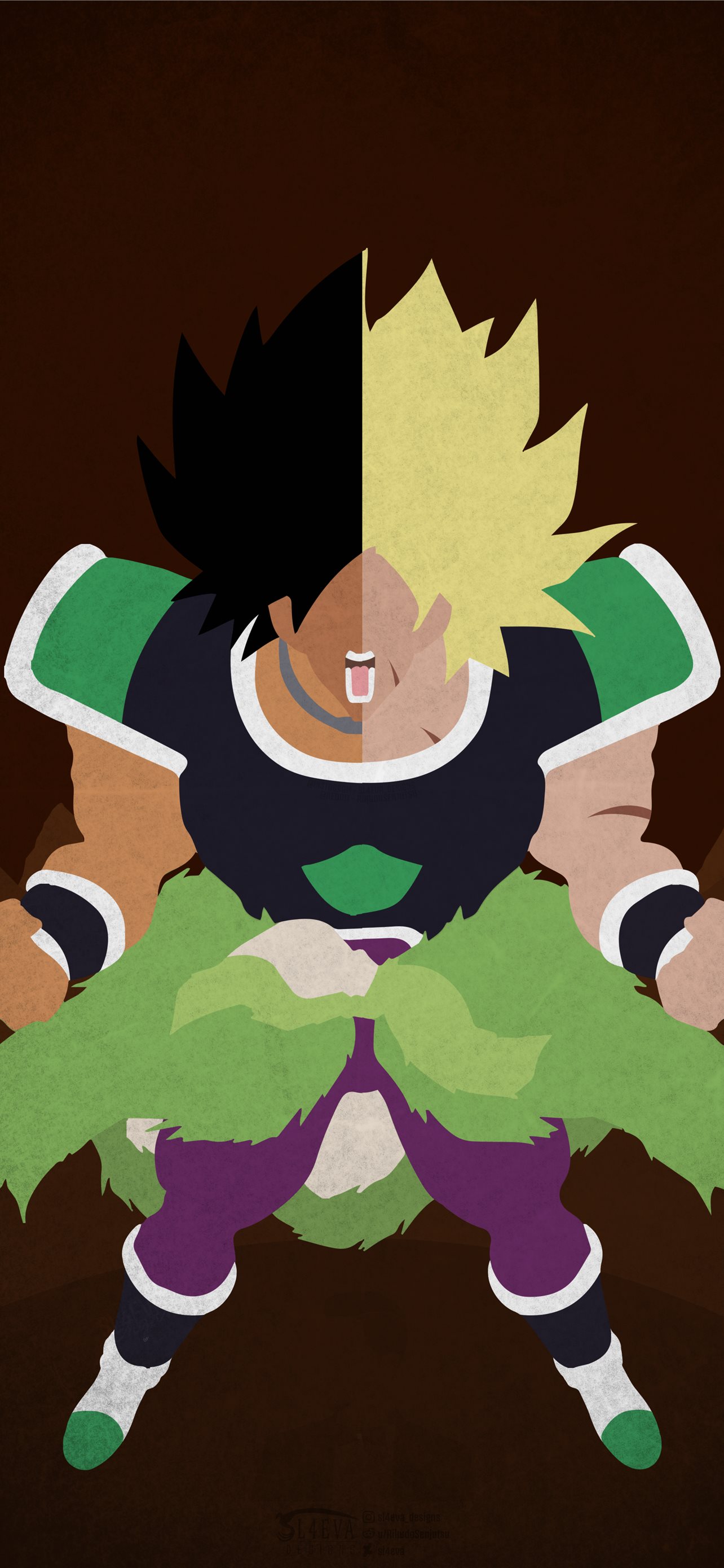 Best Broly dbs iPhone HD Wallpaper
