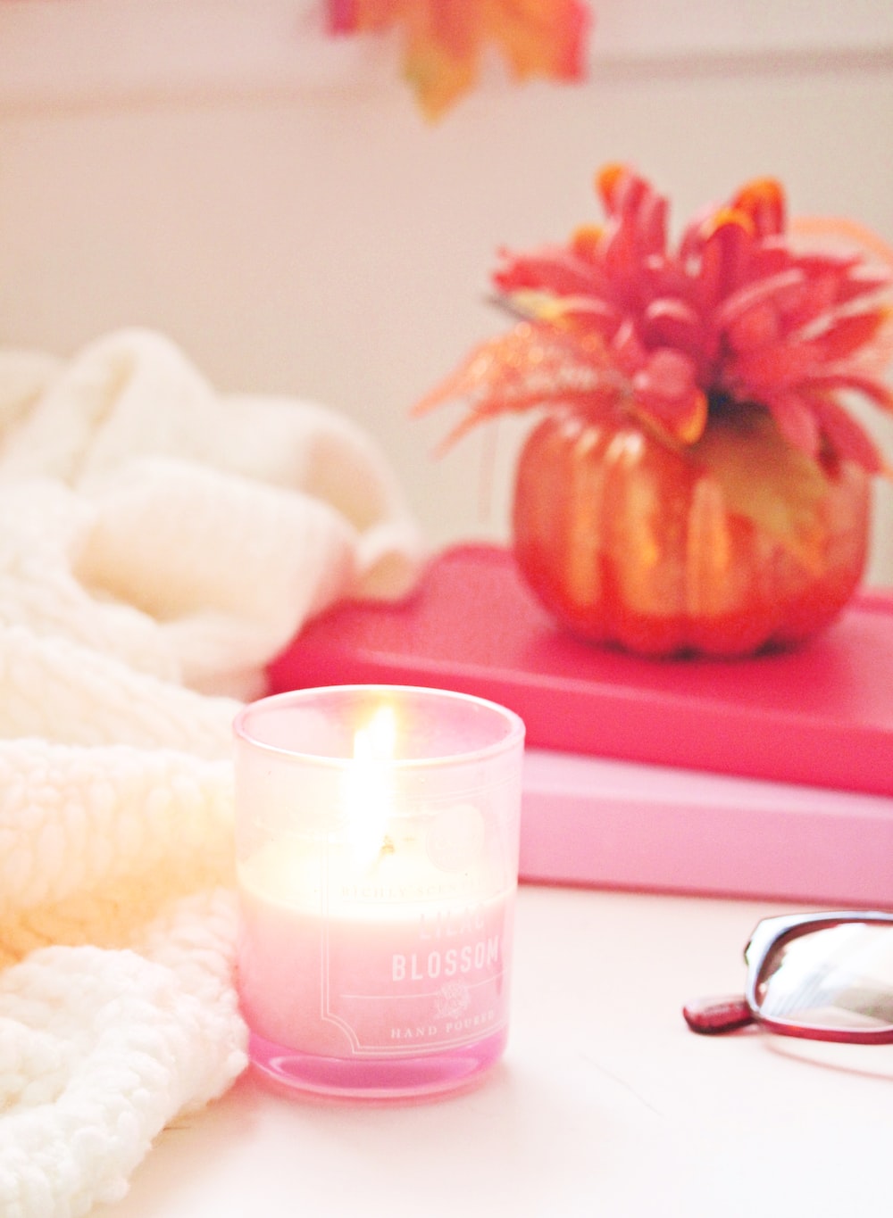 Pink Candle Picture. Download Free Image