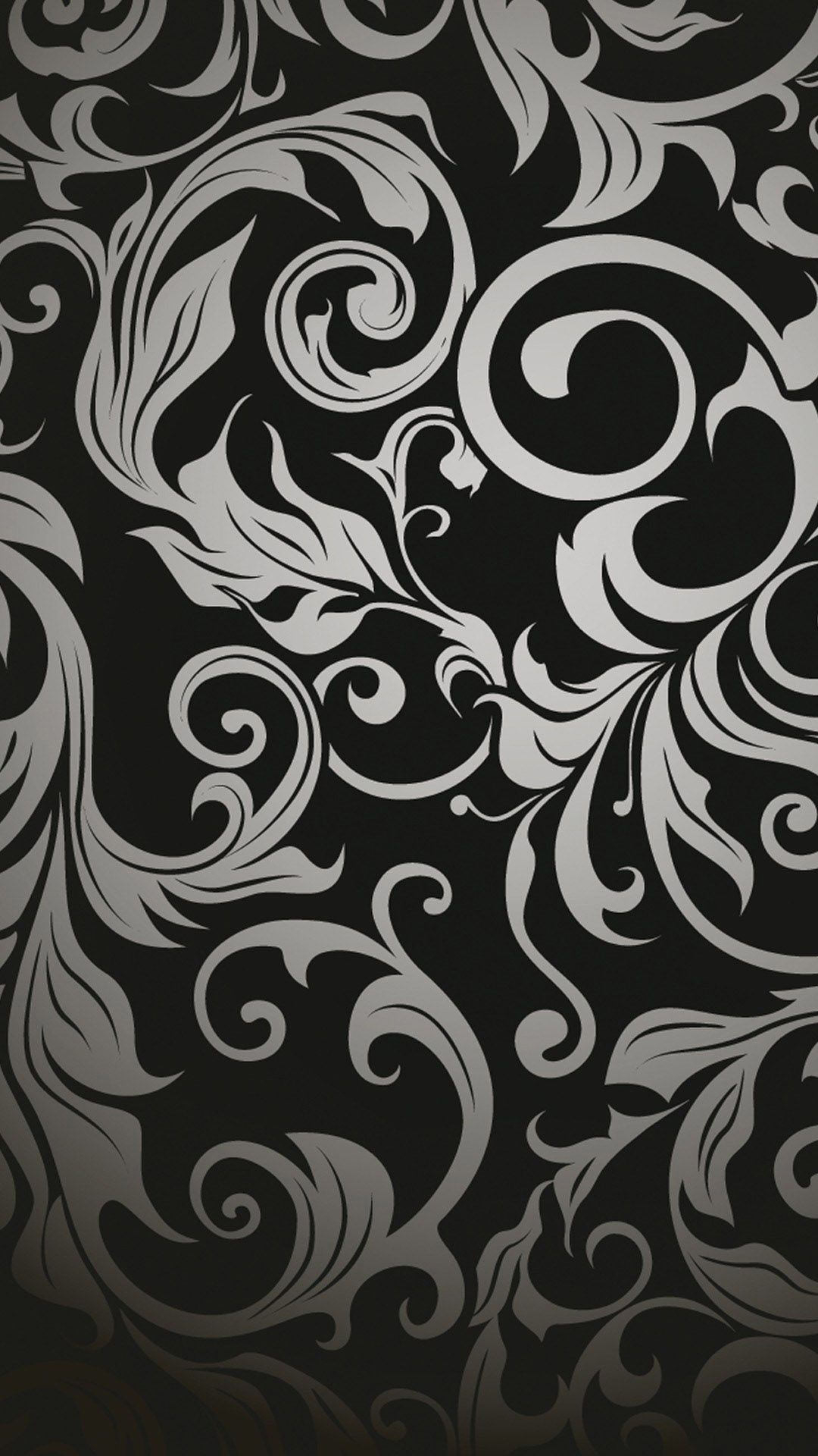 Abstract Black and White Phone Wallpaper