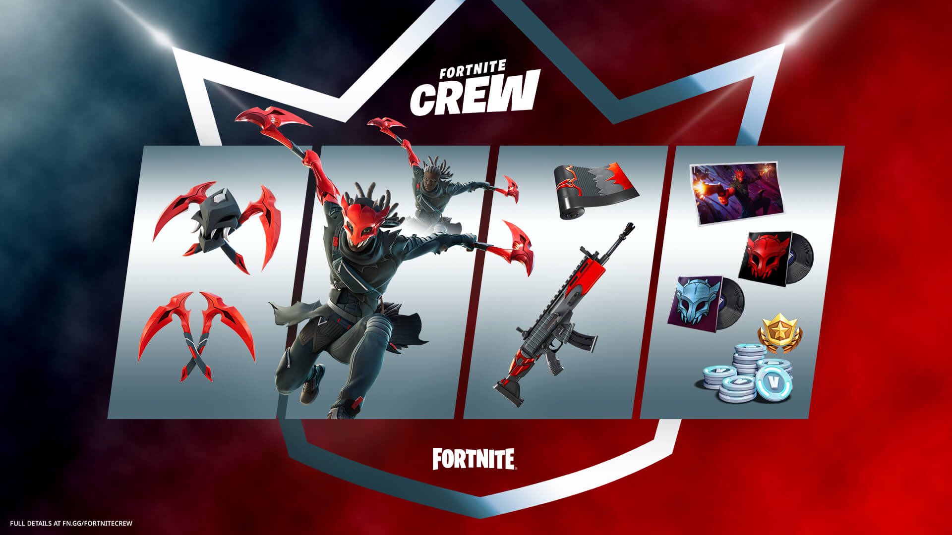 Red Claw Fortnite wallpaper