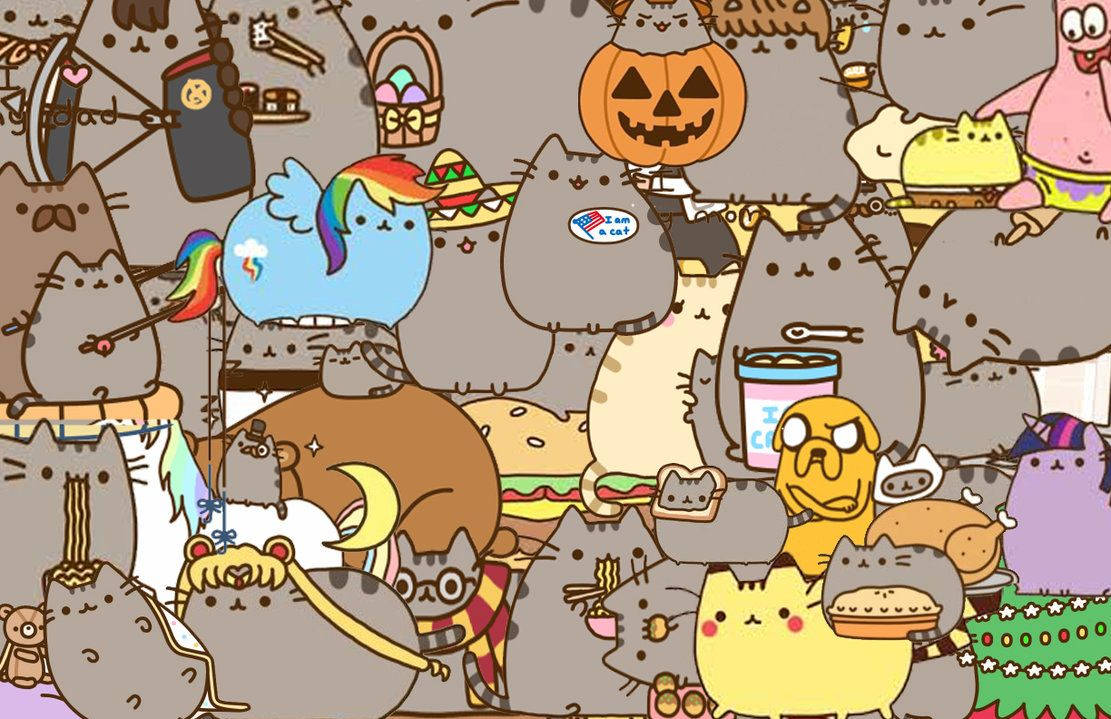 Pusheen Halloween Laptop Wallpapers Wallpaper Cave