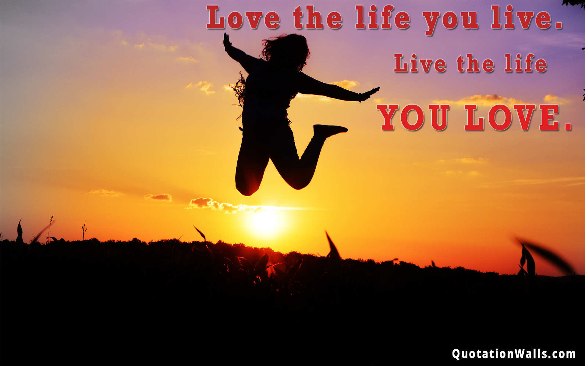 Love Life Life Wallpaper for Desktop