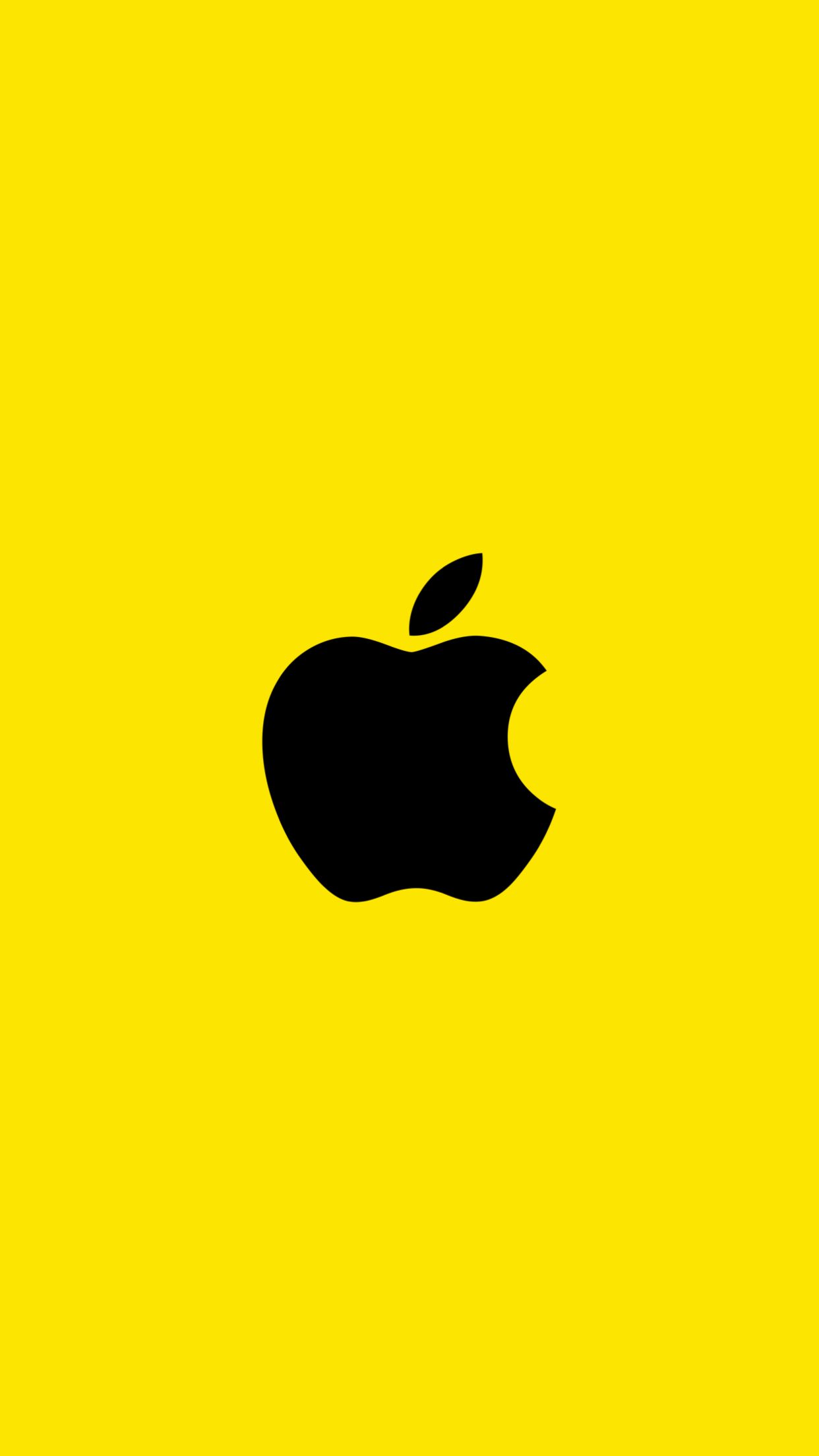 Yellow apple logo. Apple wallpaper iphone, Apple logo wallpaper iphone, iPhone wallpaper photography