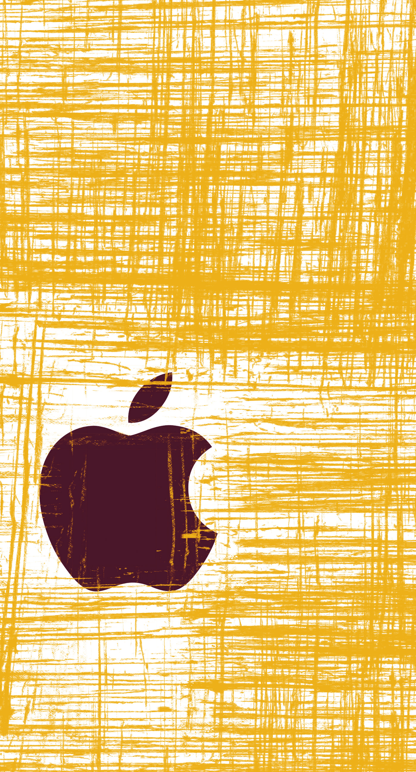 Apple logo cool yellow. wallpaper.sc iPhone6sPlus