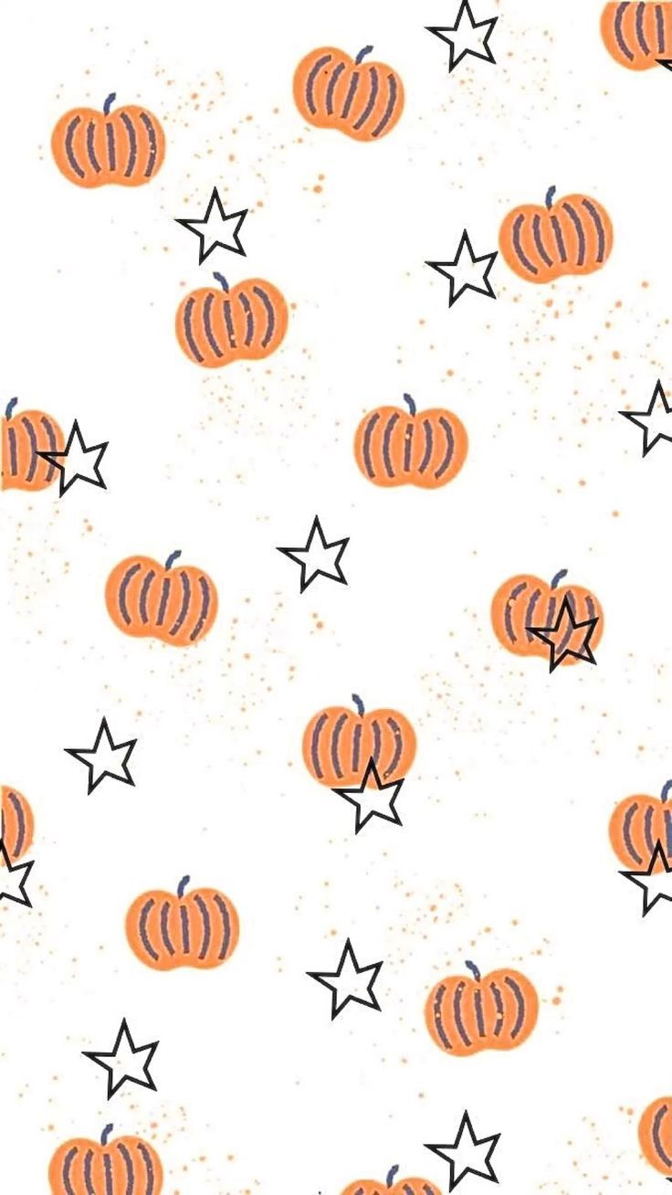 Download Pumpkin October Pattern Cute Halloween Iphone Wallpaper   Wallpaperscom
