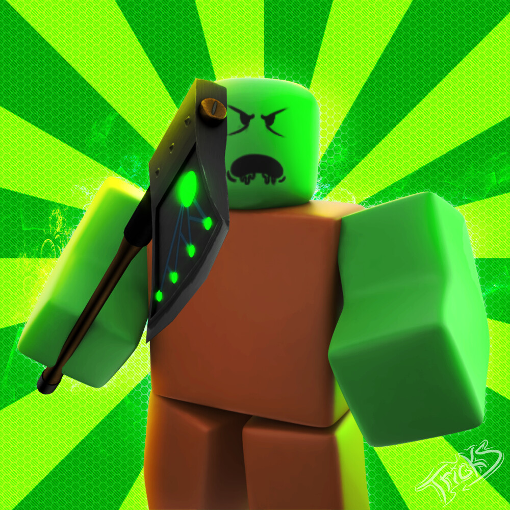 Roblox Zombies, green, HD phone wallpaper