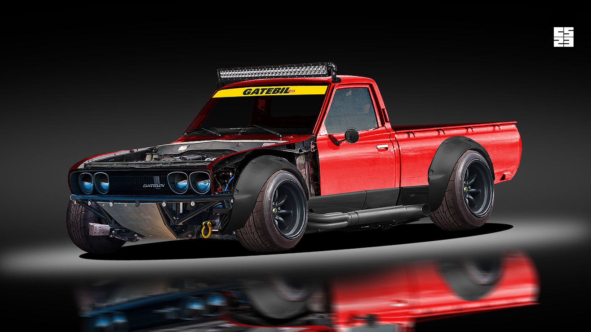 Datsun 620 drift missile, CS 23. Datsun pickup, Datsun, Drift truck