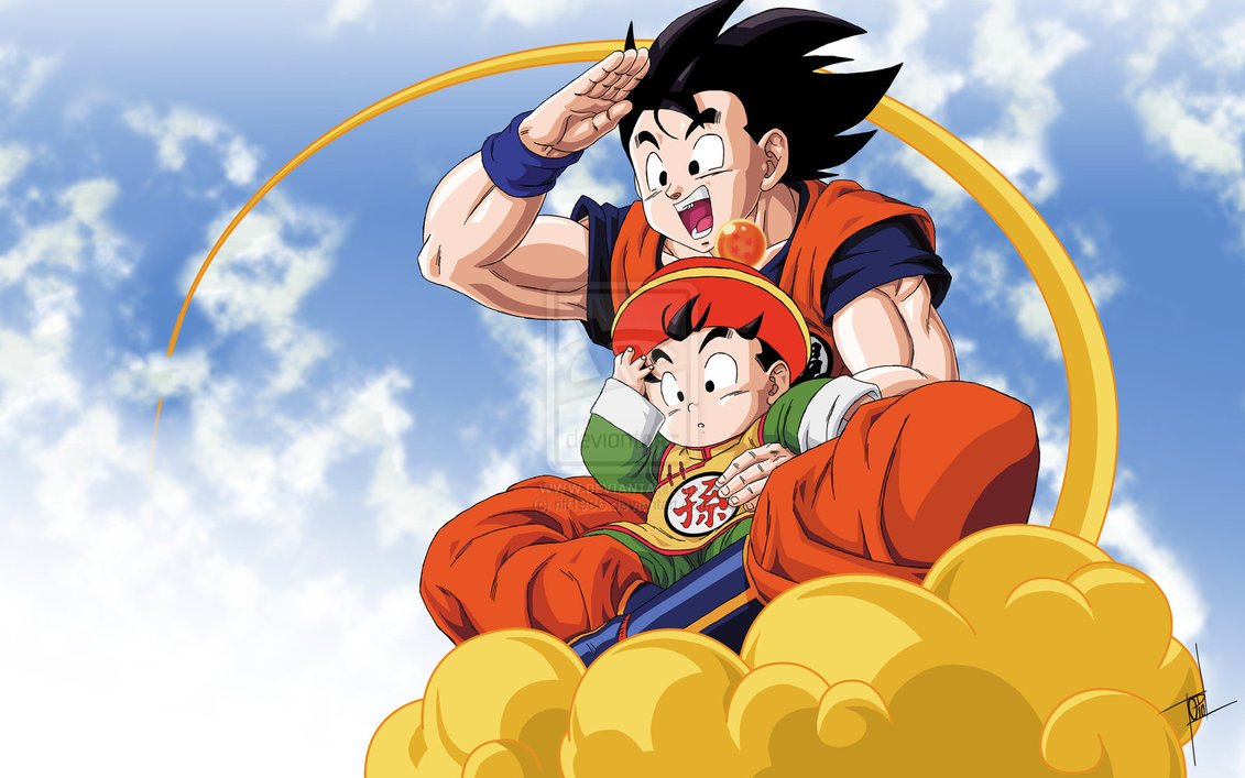 Goku and Gohan Wallpaper