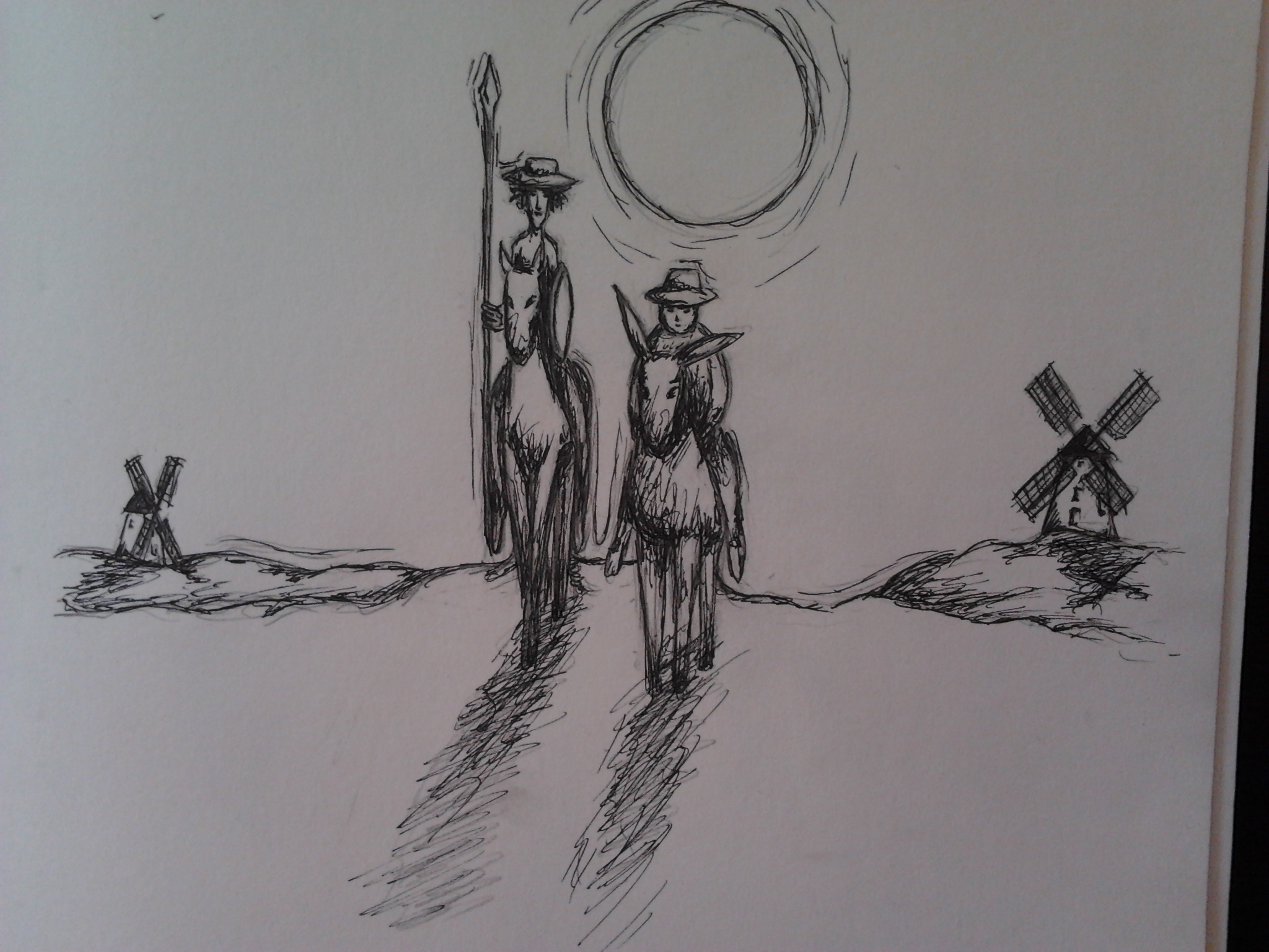 Don Quijote und Sancho