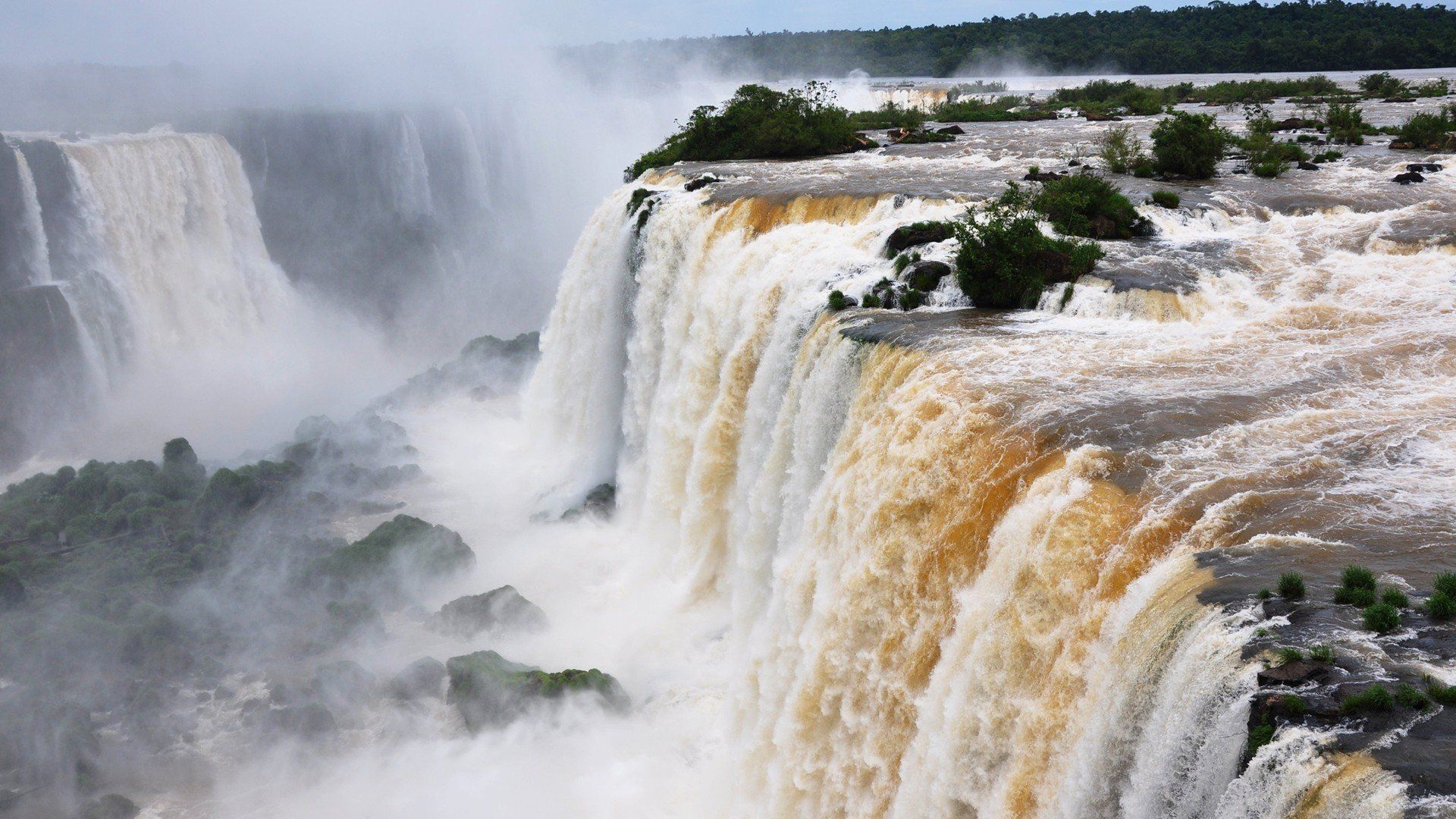Iguazu Falls Brazil wallpaper in 1920x1080 resolution