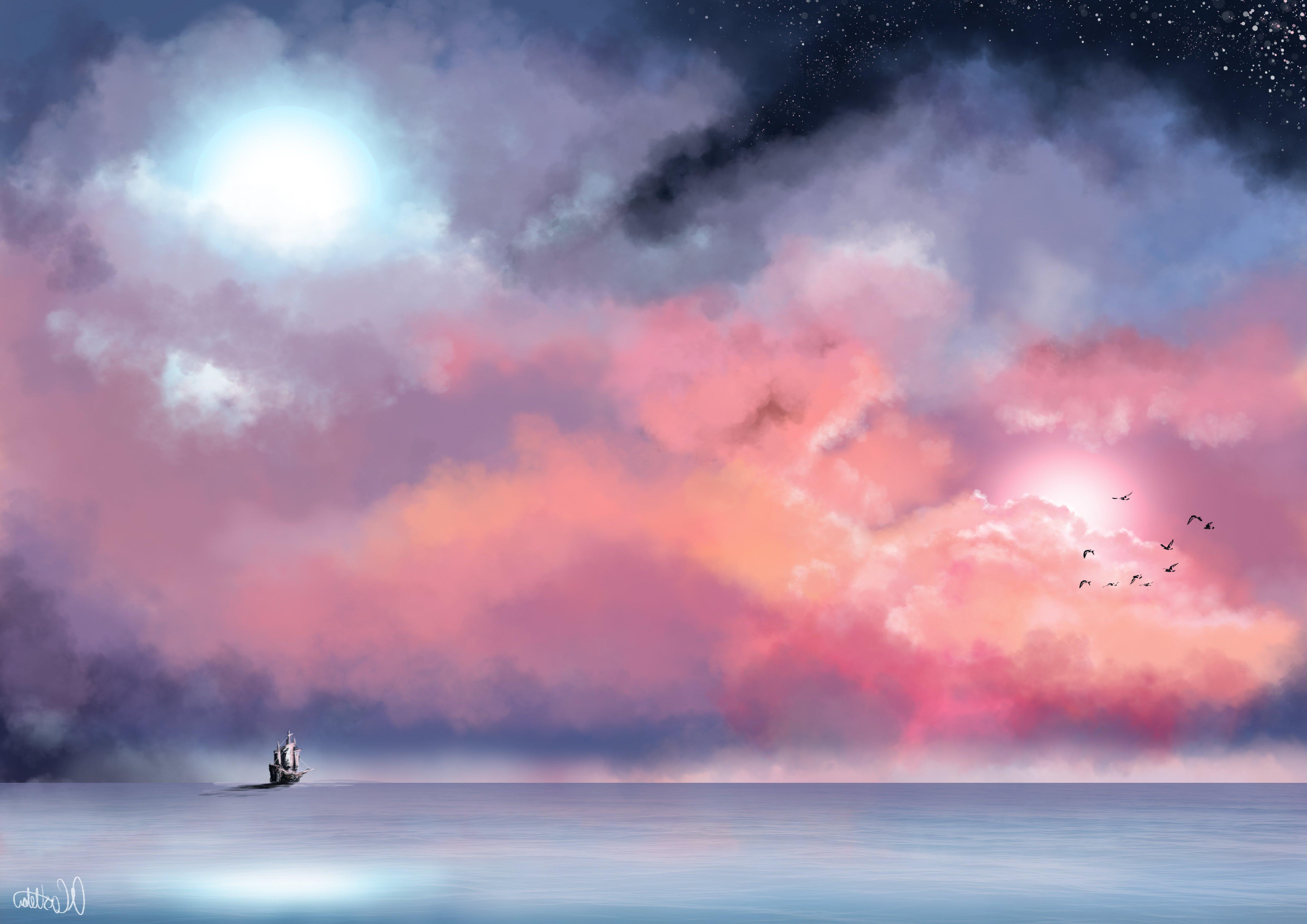 Sea of the Mist Wallpaper HD / Desktop and Mobile Background