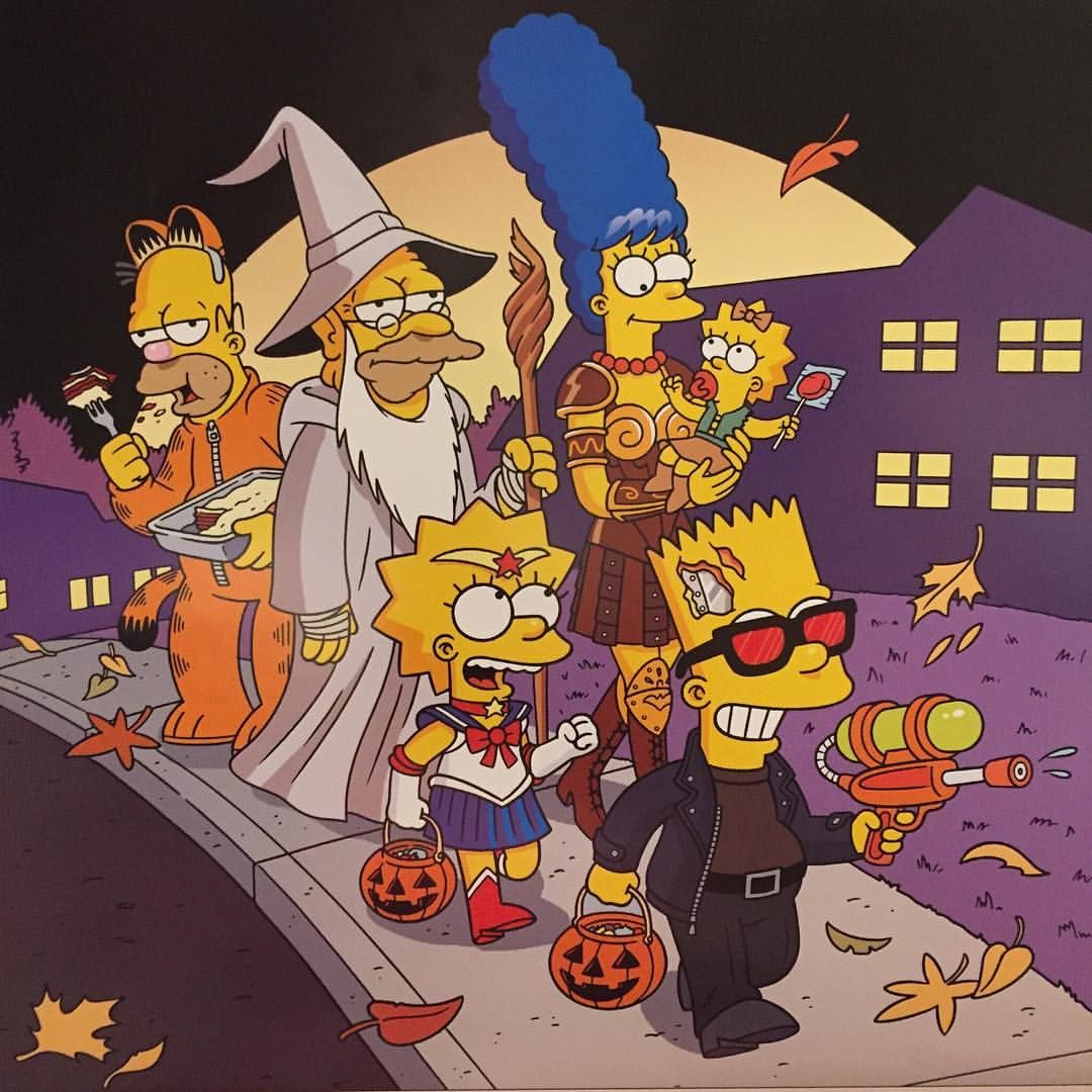 Halloween Homer Simpson Wallpapers Wallpaper Cave