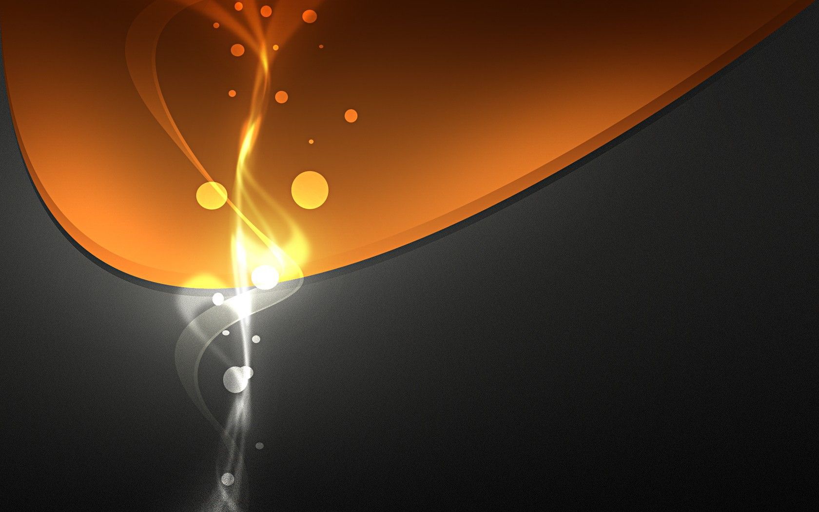 Orange and Black Windows Wallpaper