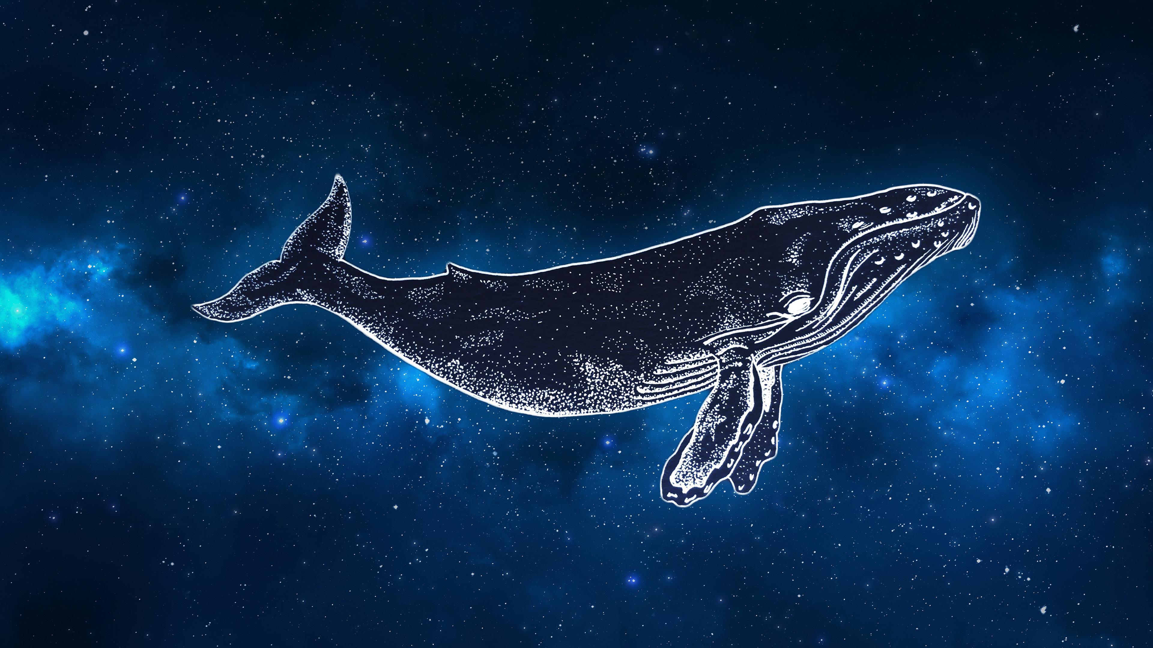 OC space whale (3480 x 2160)