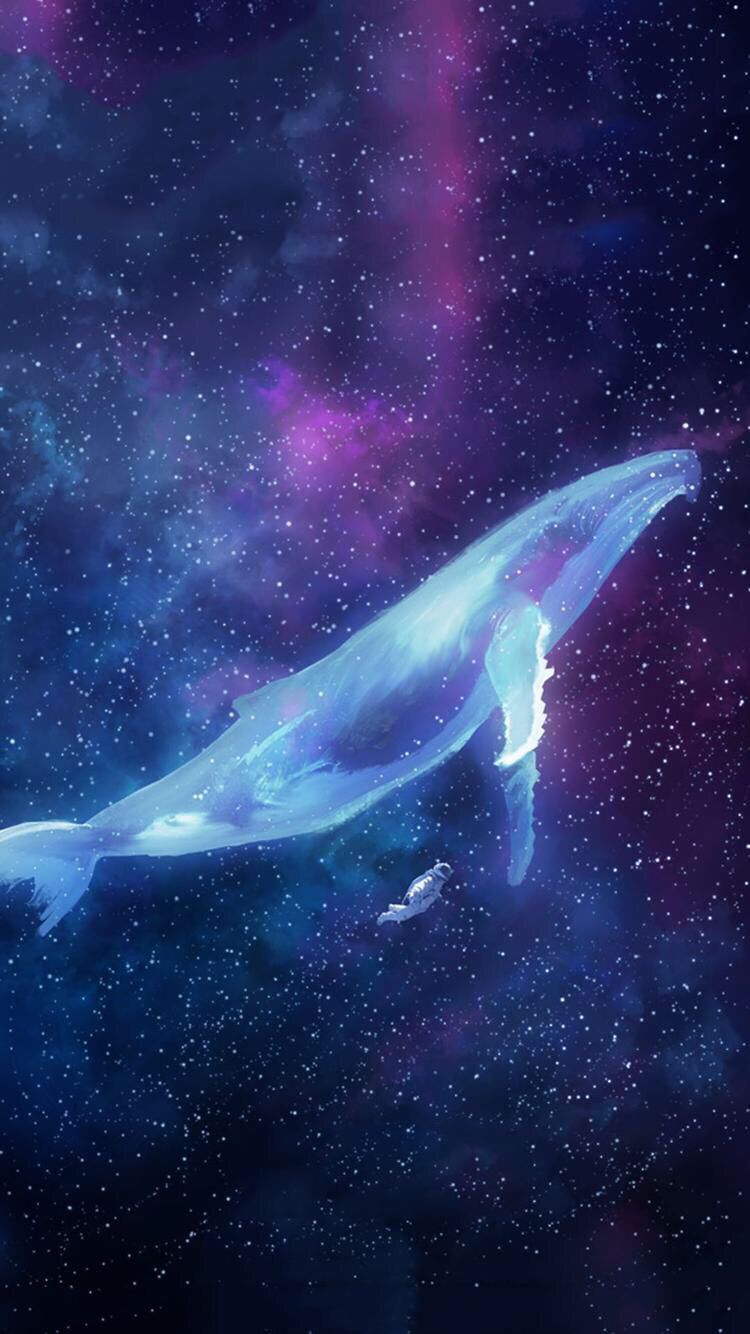 Galaxy Whale Wallpaper Free Galaxy Whale Background