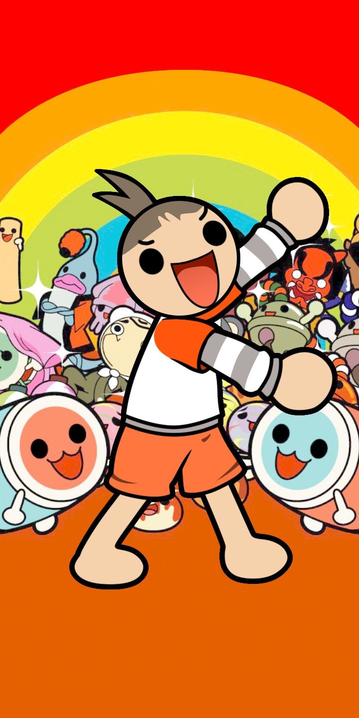 Taiko no Tatsujin Wallpaper. Cute drawings, Game character, Wallpaper
