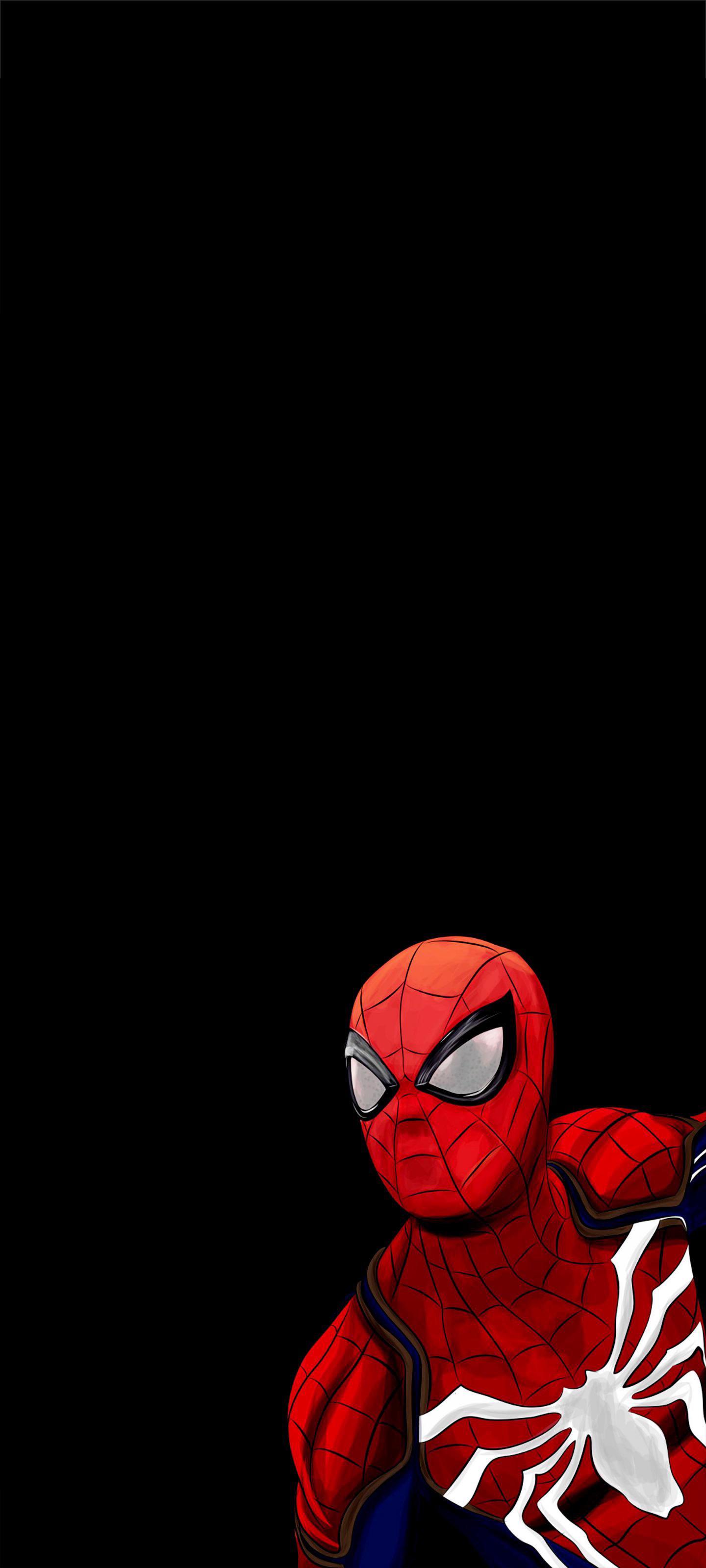 AMOLED BLACK Spider Man Into The Spider Verse Live Wallpaper