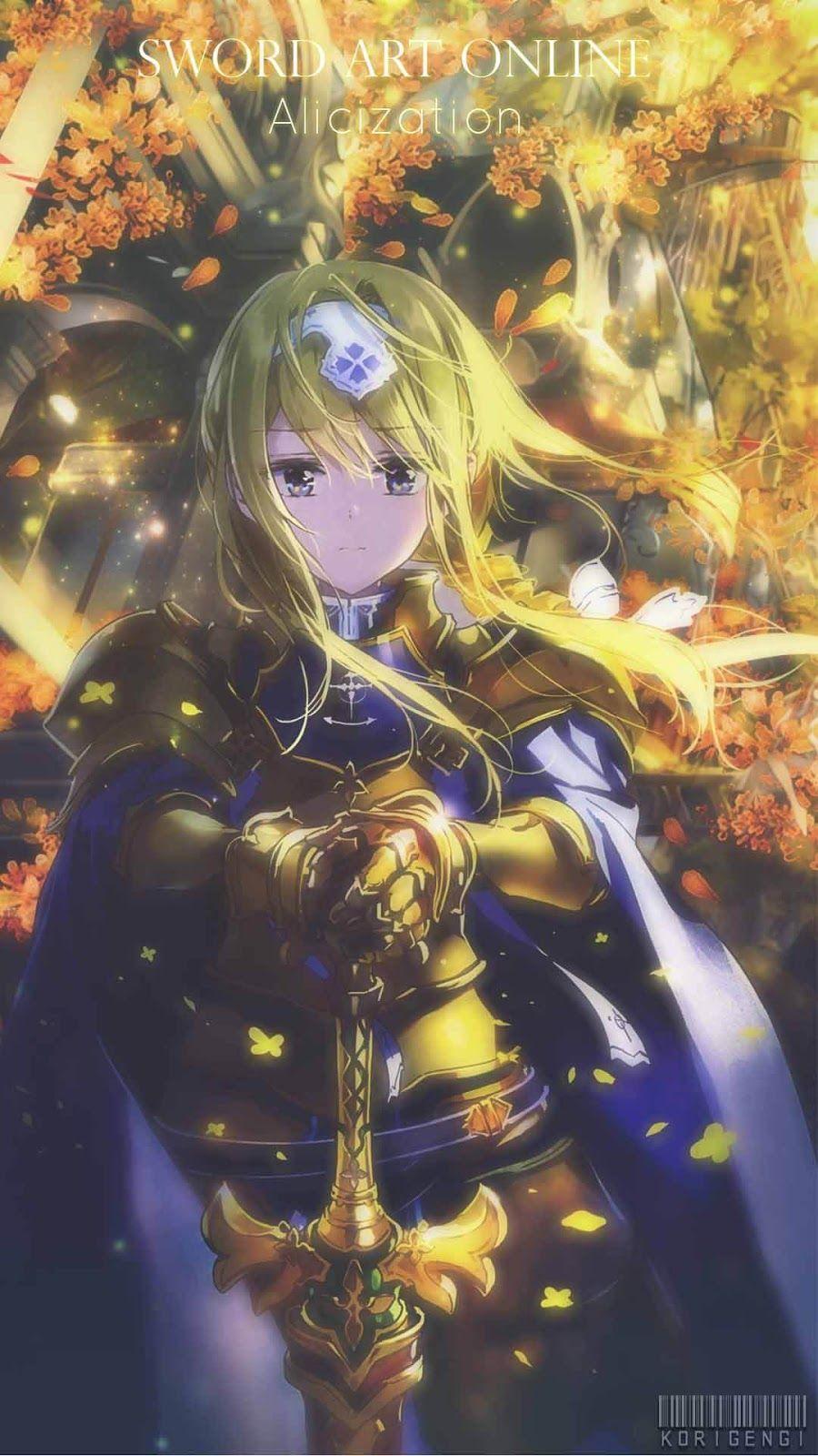 SAO Alicization Phone Wallpaper Free SAO Alicization Phone Background