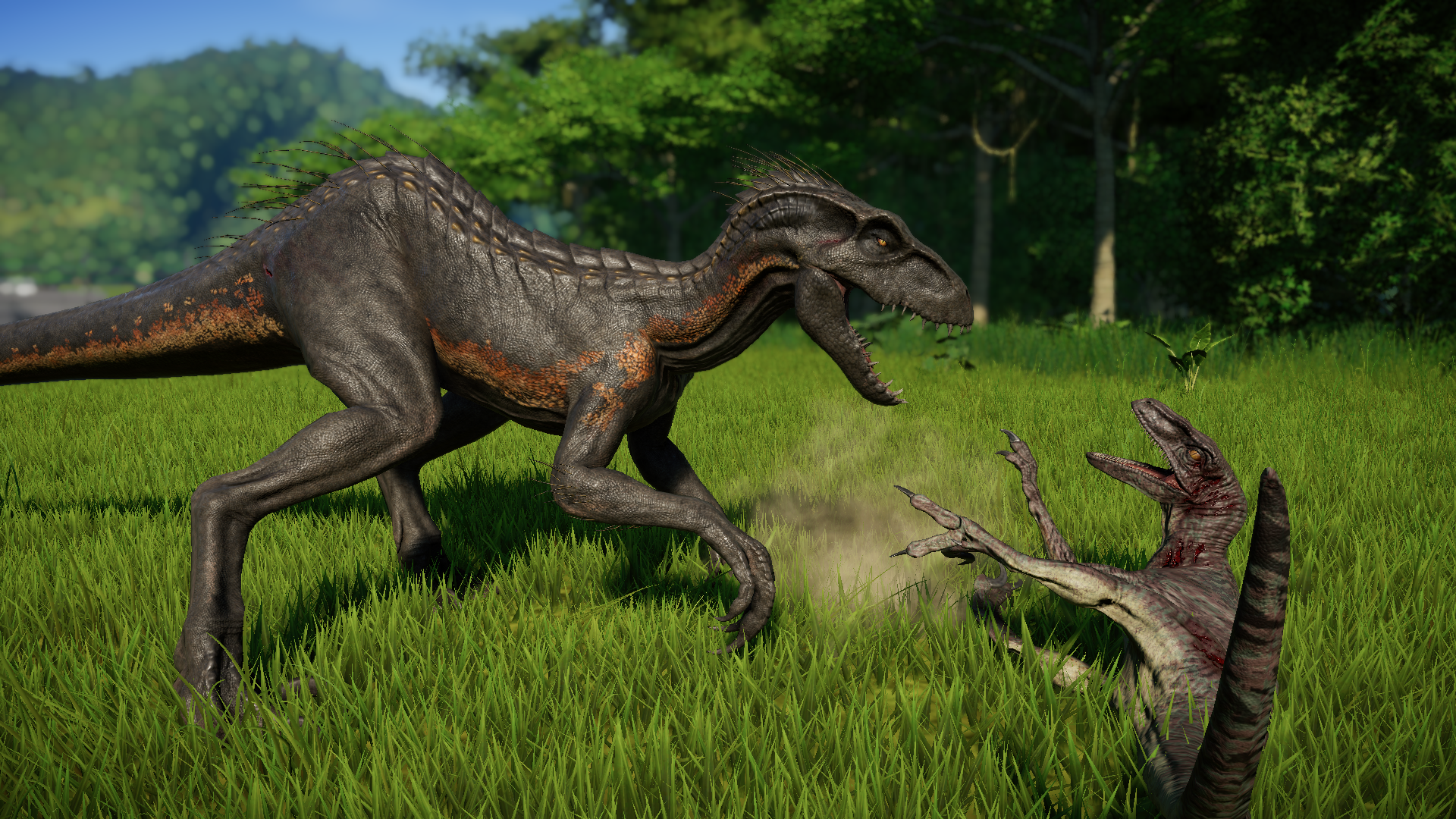 indoraptor vs. velociraptor