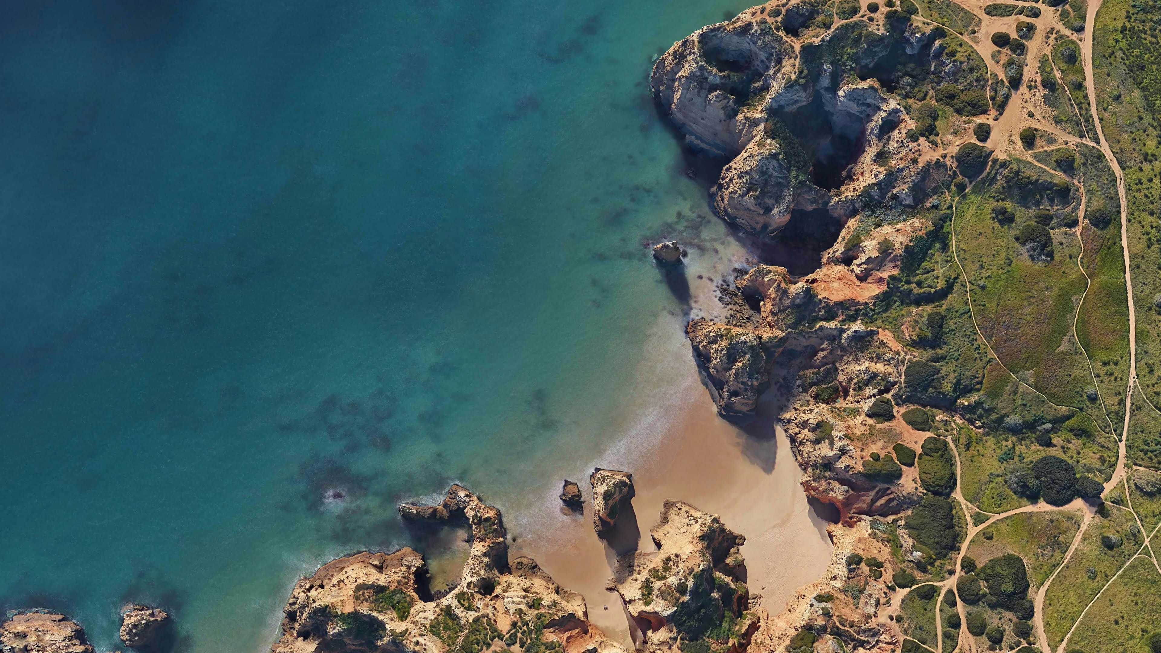 Wallpaper Lagos, Portugal, Google Pixel