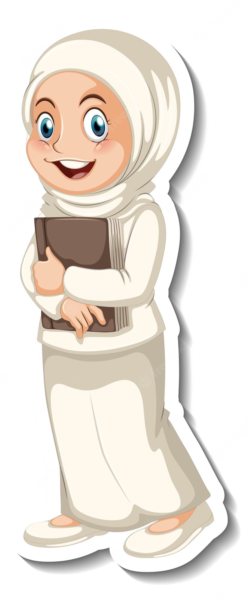 Lady with hijab Vectors & Illustrations for Free Download