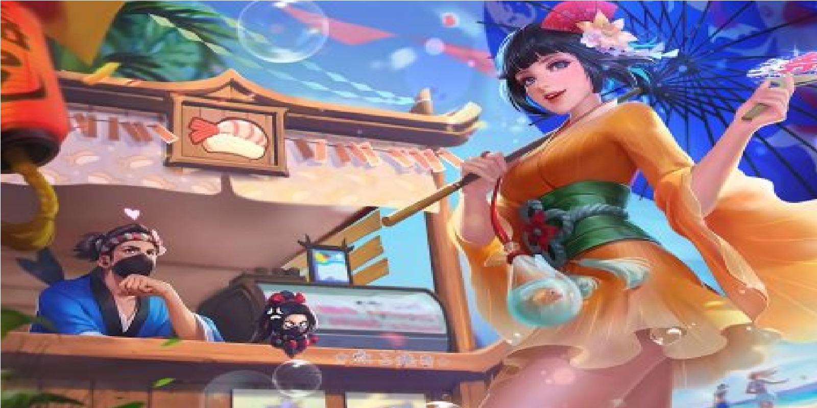 Revamped Hayabusa and Kagura Latest Summer Skin Mobile Legends (ML)