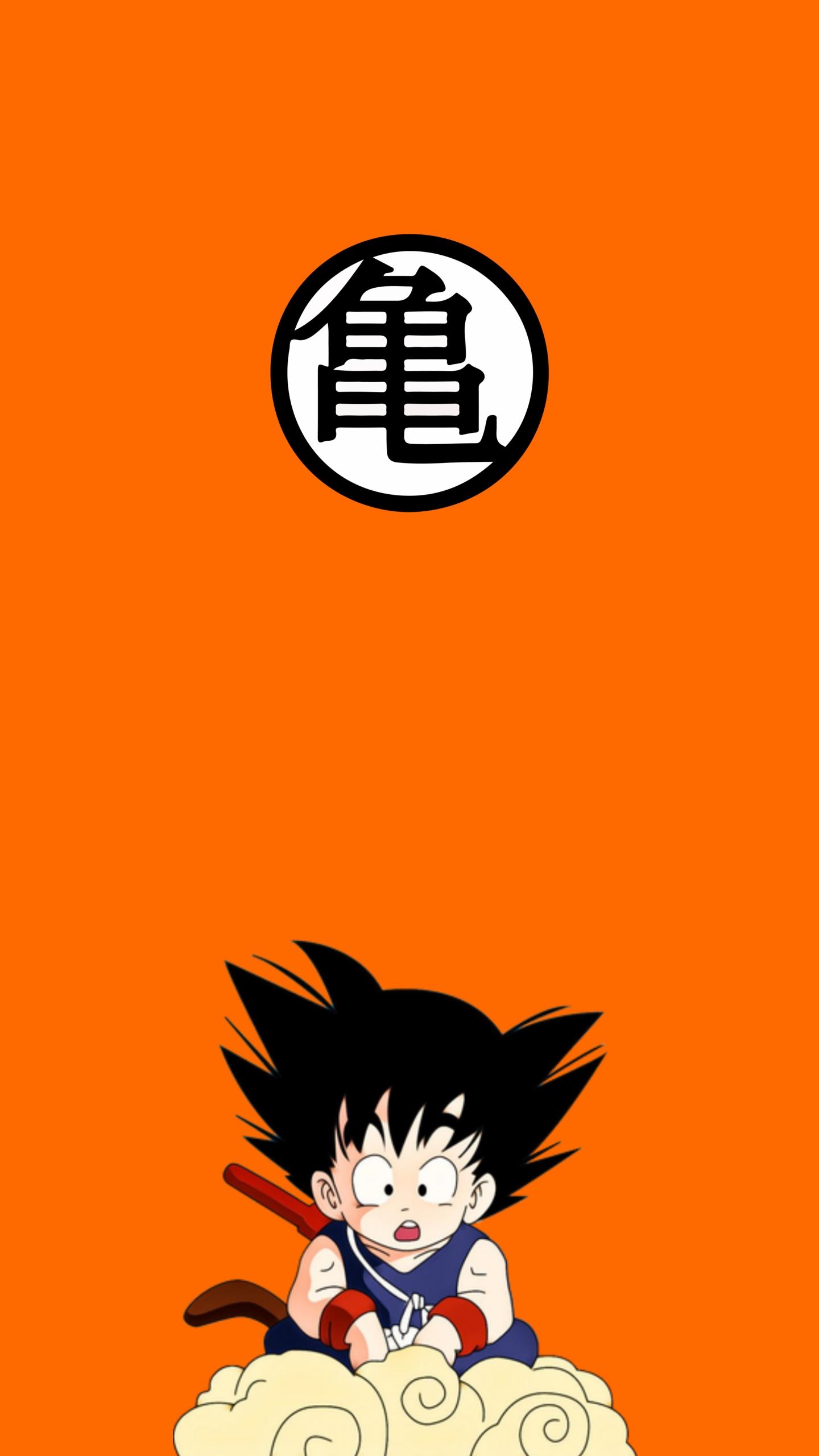 1440x2560] -1440p A Simple Kid Goku Phone Wallpaper I Made [Wallpaper]