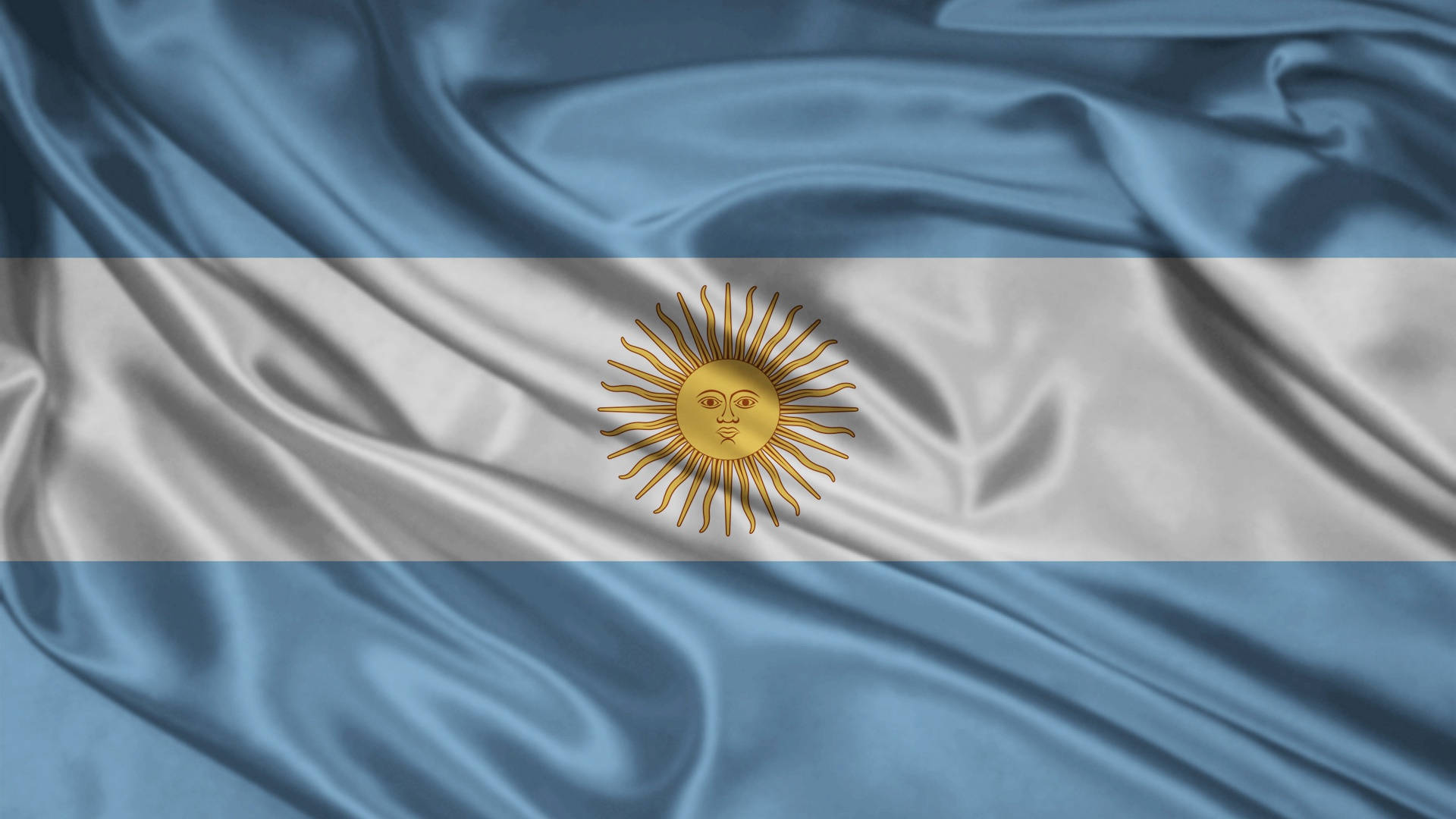Download National Flag Of Argentina Wallpaper