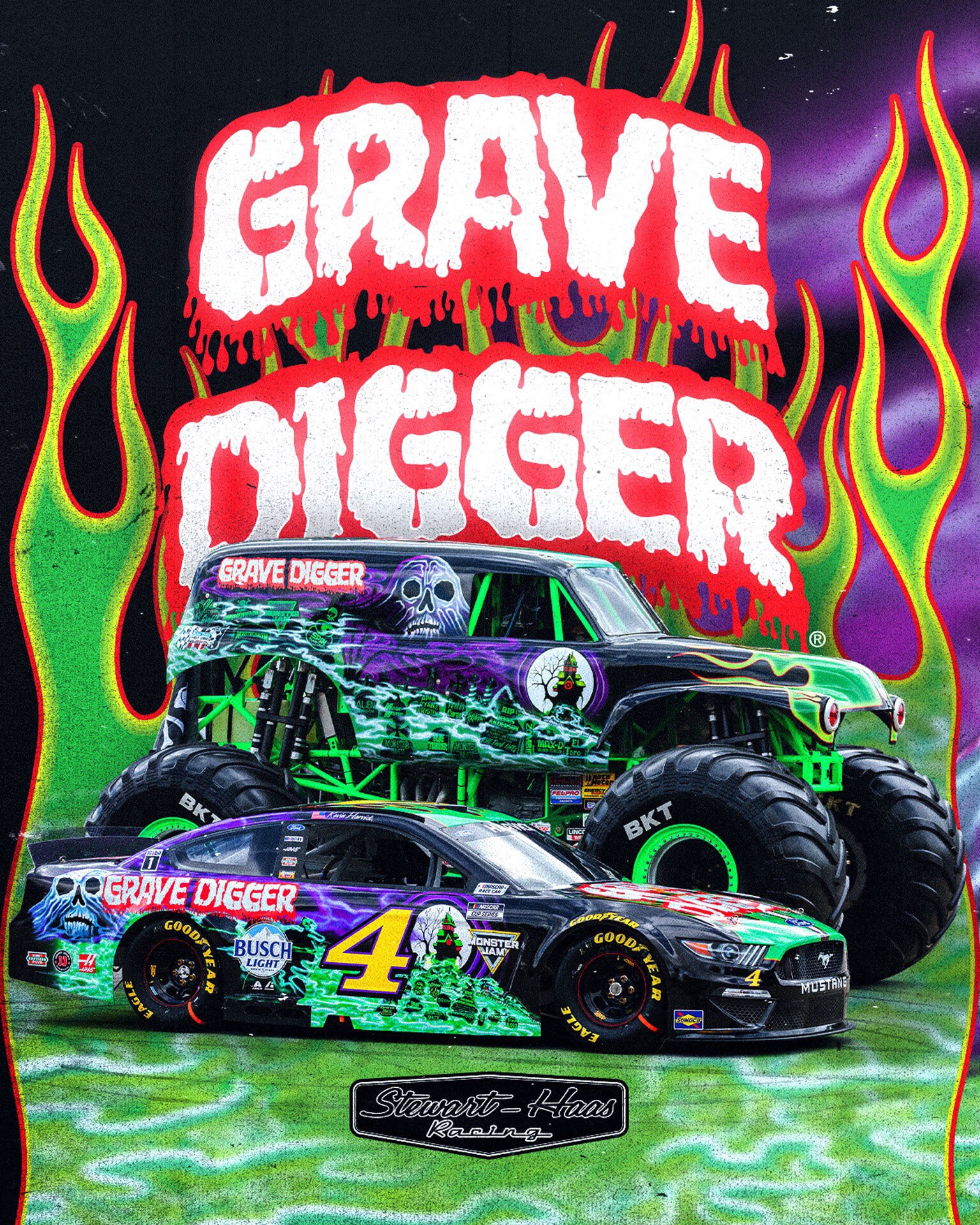 HD wallpaper anderson Grave Digger Grave Digger 9 Cars Chevrolet HD Art  truck  Wallpaper Flare