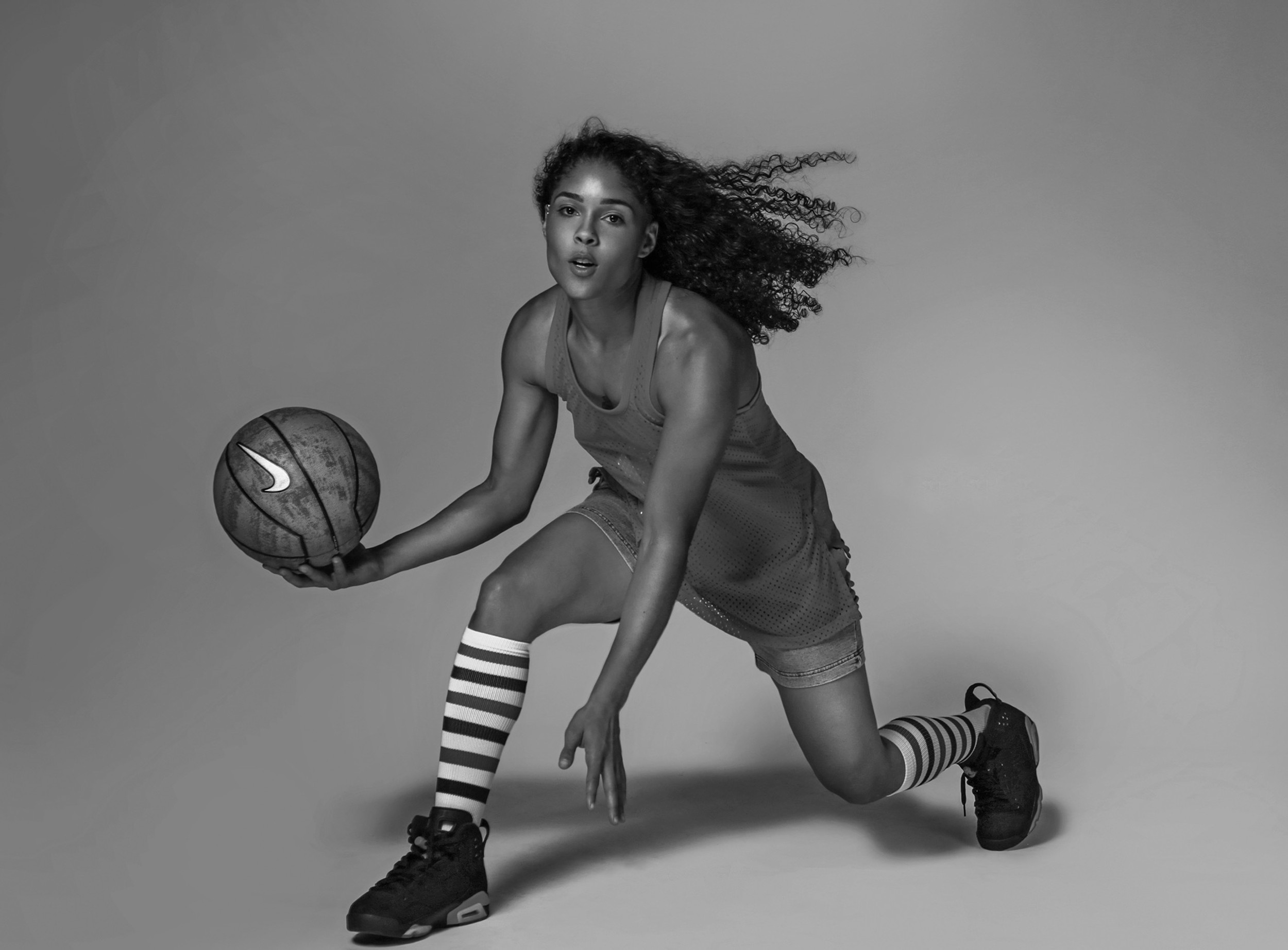 HOME. Female Basketball Player