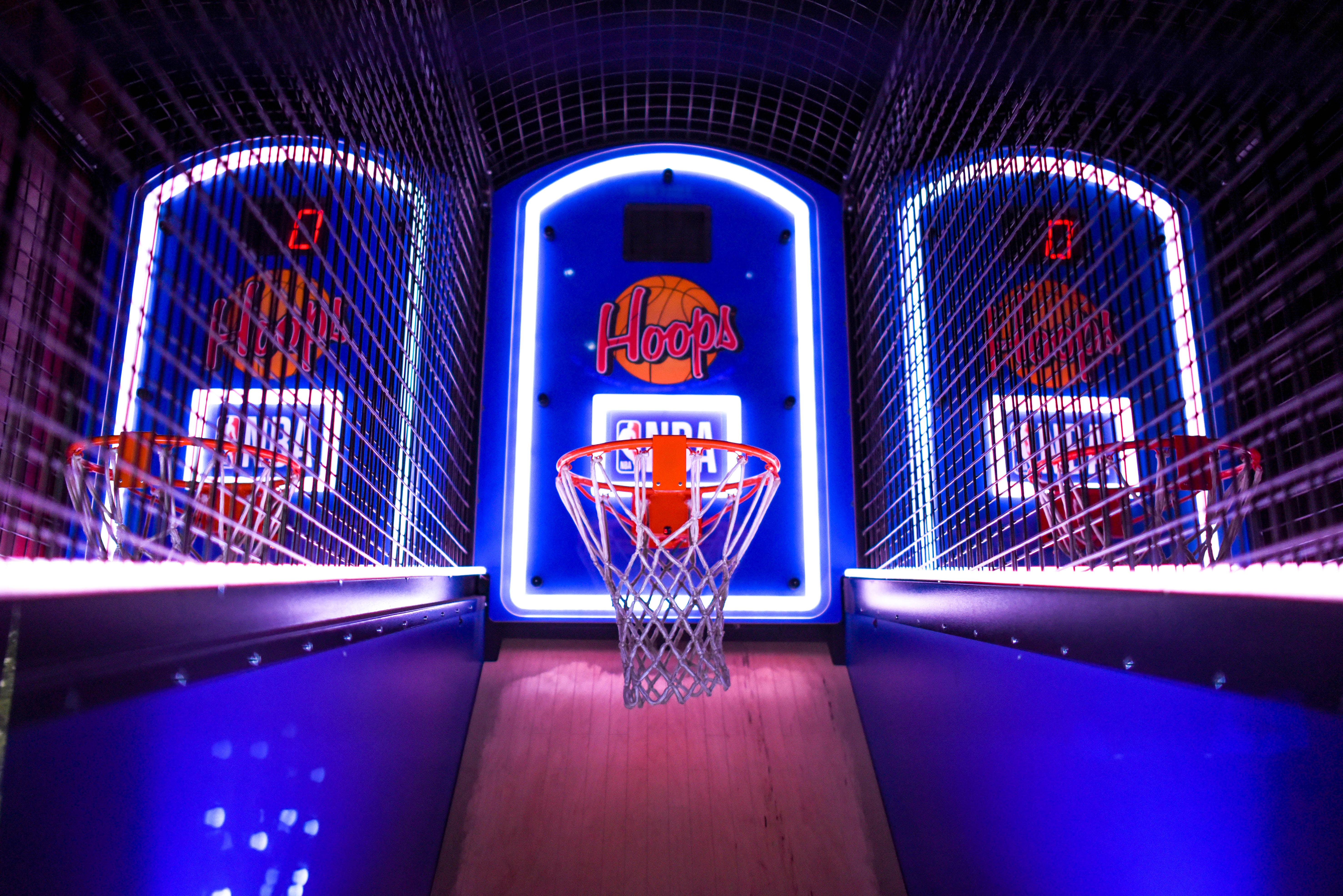 Closeup Photo of Basketball Arcade · Free