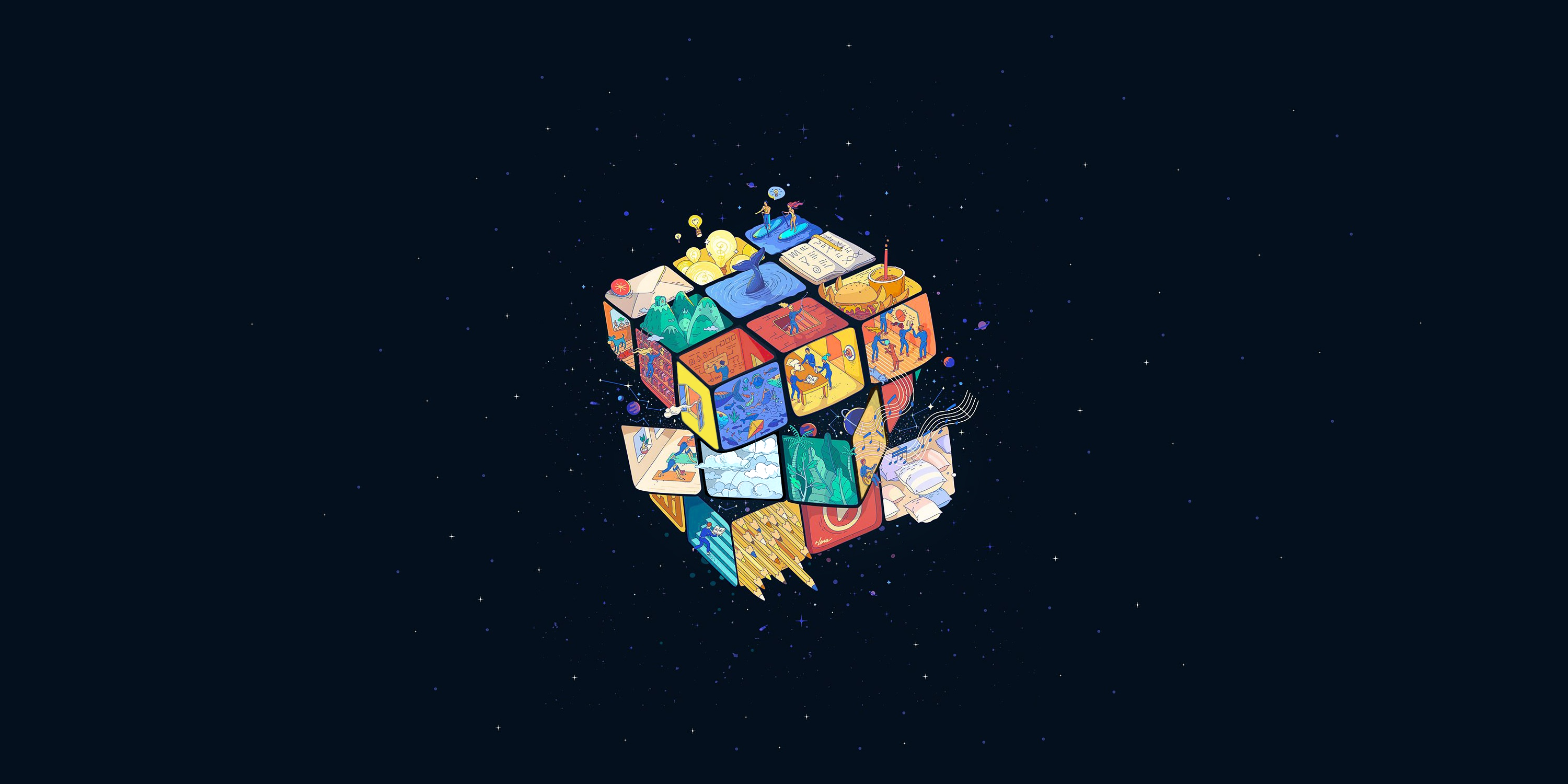 Made The Wallpaper Cube Solvable