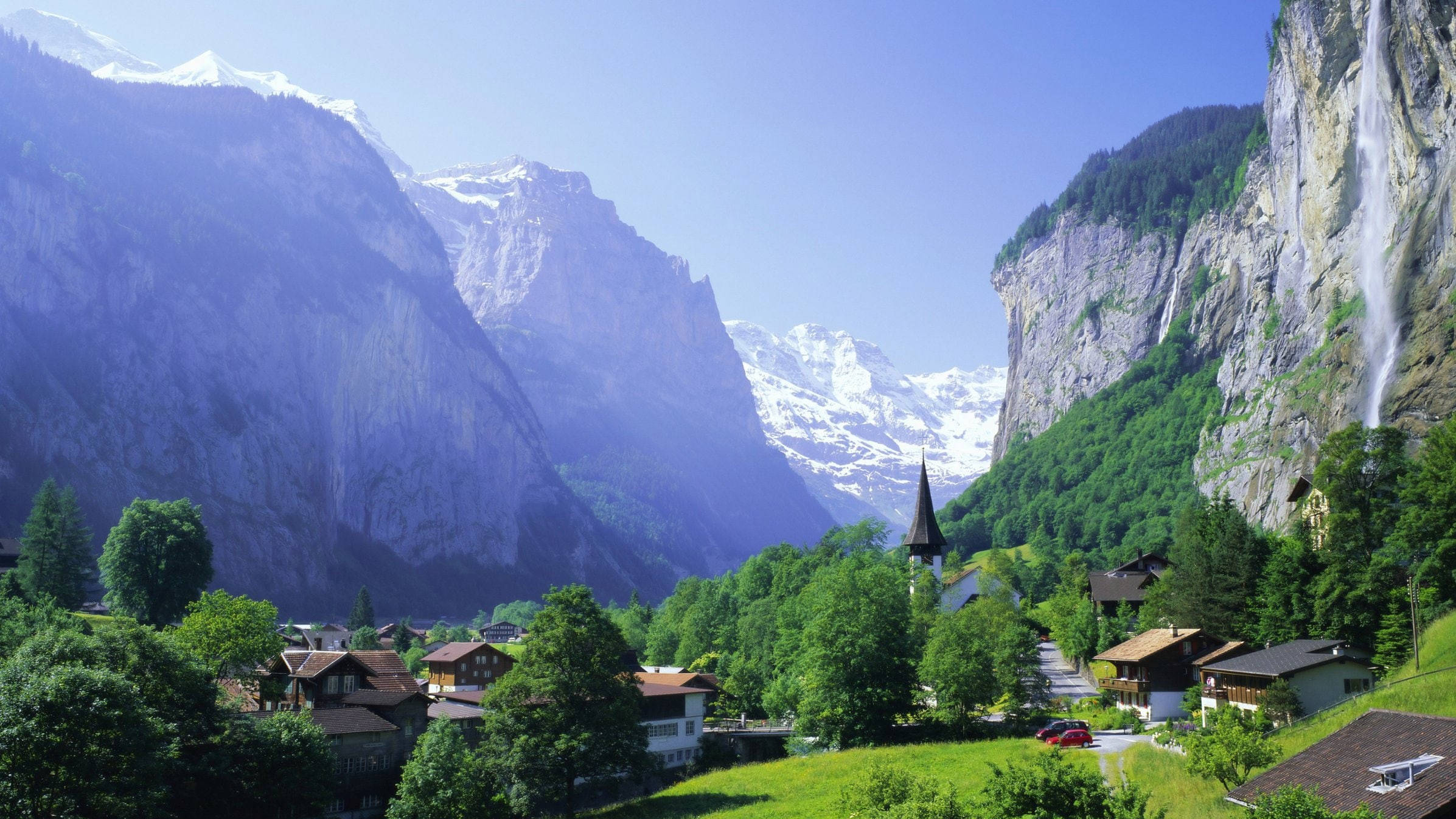 Download Staubbach Falls Switzerland Wallpaper