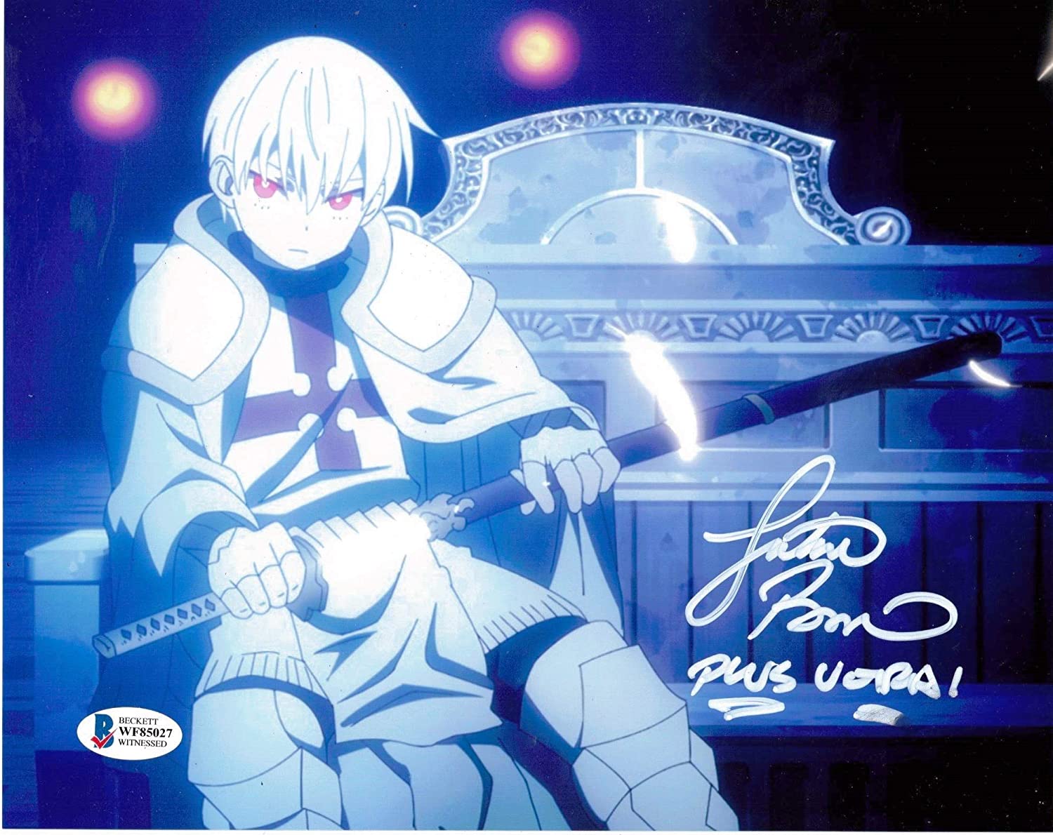 Justin Briner autographed 8x10 Photograph Sho Kusakabe Fire Force Beckett at Amazon's Entertainment Collectibles Store