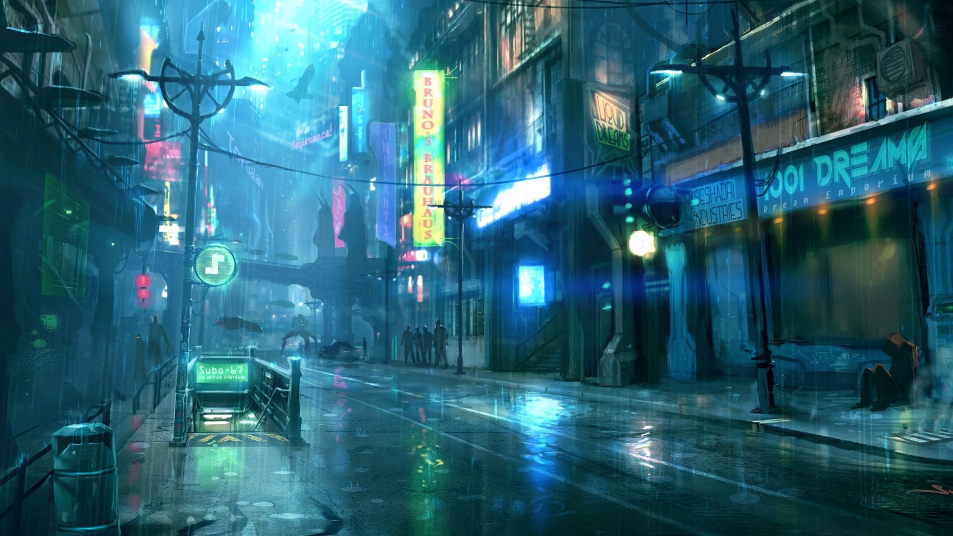 Cyberpunk Aesthetic Pc Wallpapers Wallpaper Cave