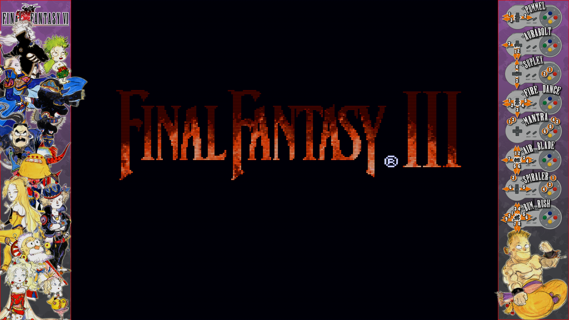 Final Fantasy VI Overlay Bezels Overlays Community Forums