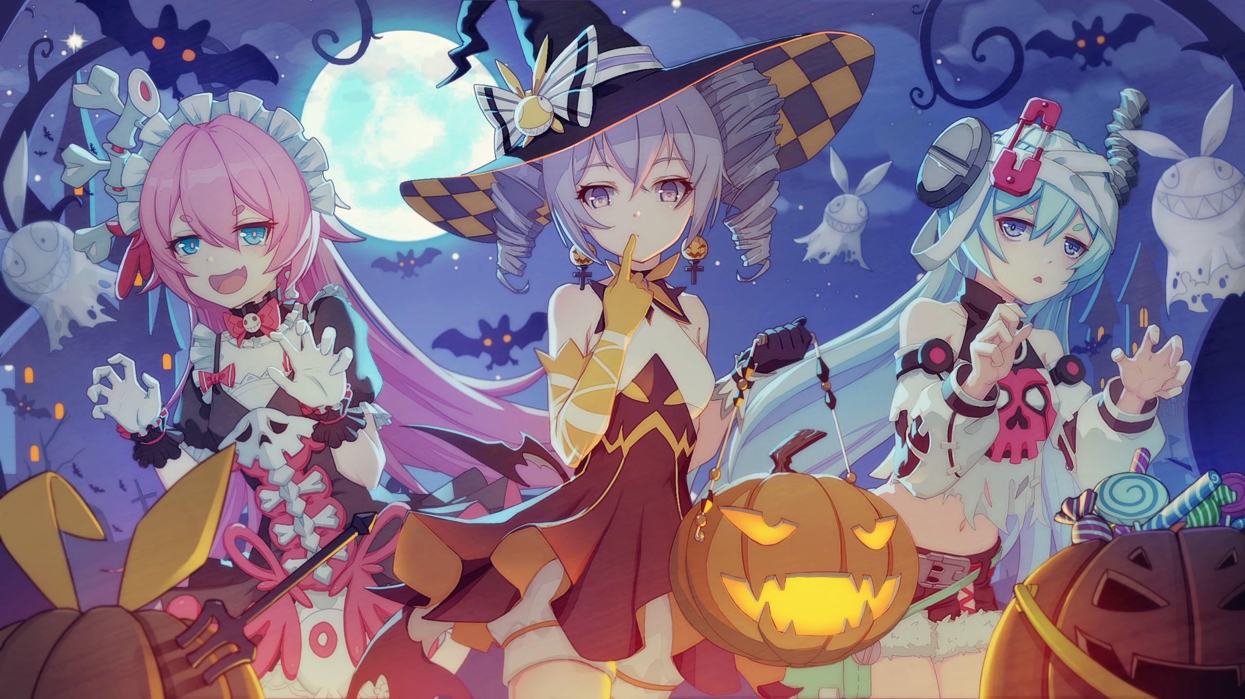 Halloween Honkai Impact Honkai Impact 3rd Jack O' Lantern K #wallpaper #hdwa. Anime halloween, Halloween desktop wallpaper, Anime halloween wallpaper aesthetic