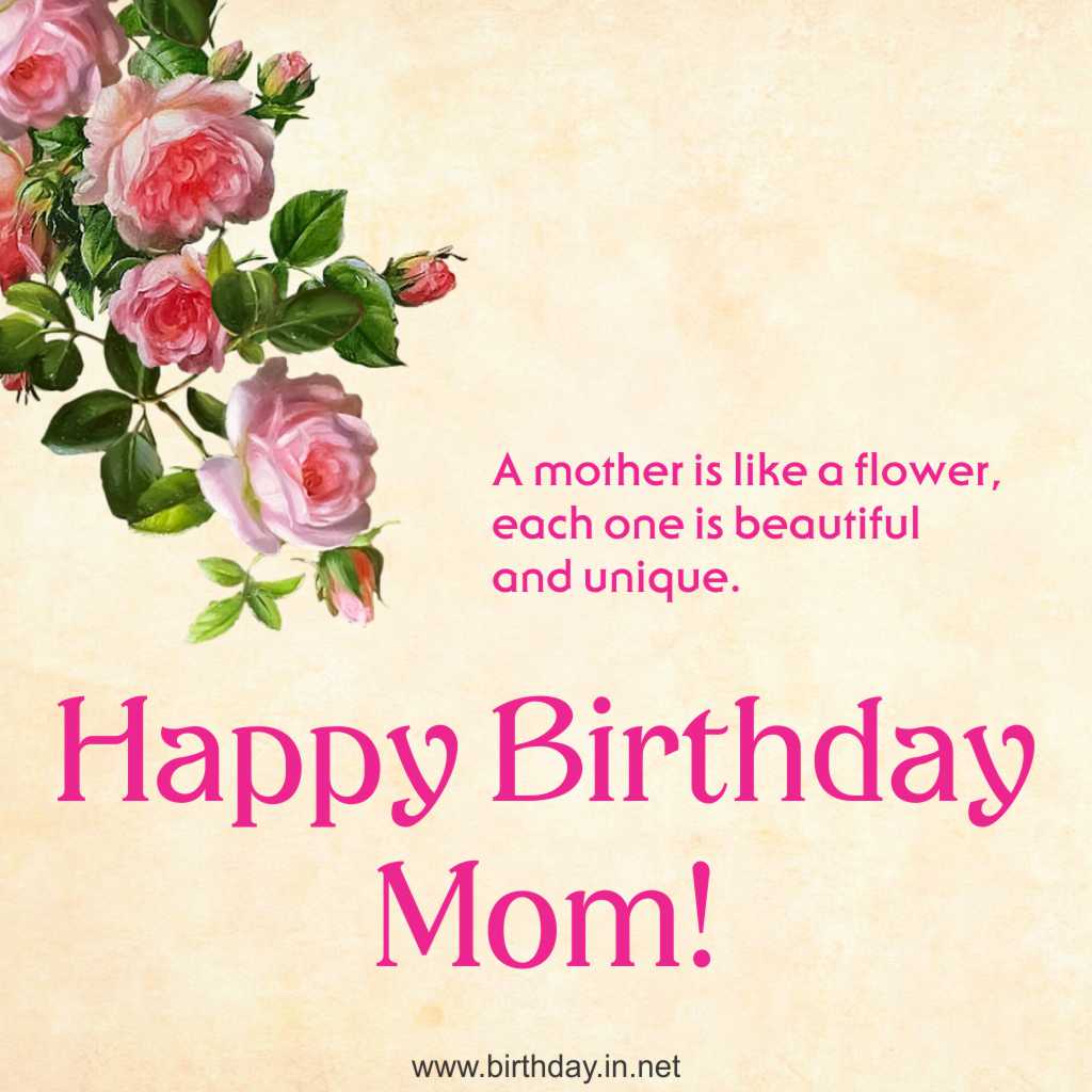 Birthday Wishes Image for your Beloved Mother