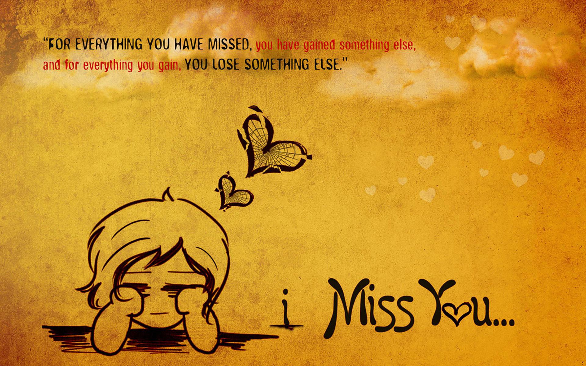 Download I miss you sad wallpaper quote and emotion for your mobile cell phone