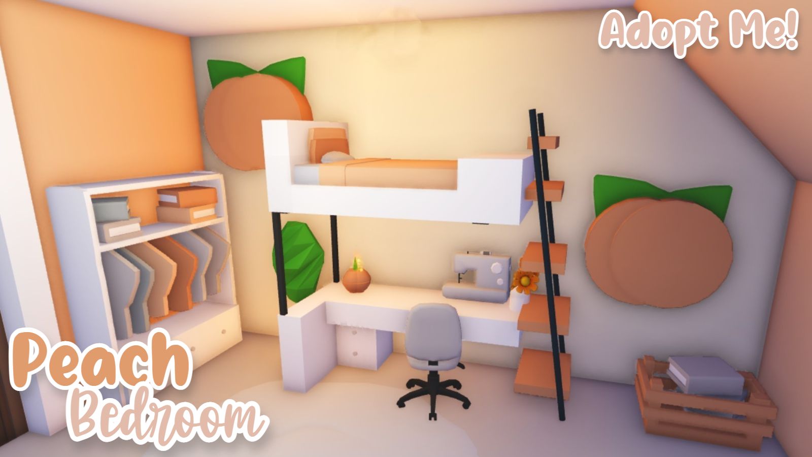 Aesthetic Peach Bedroom