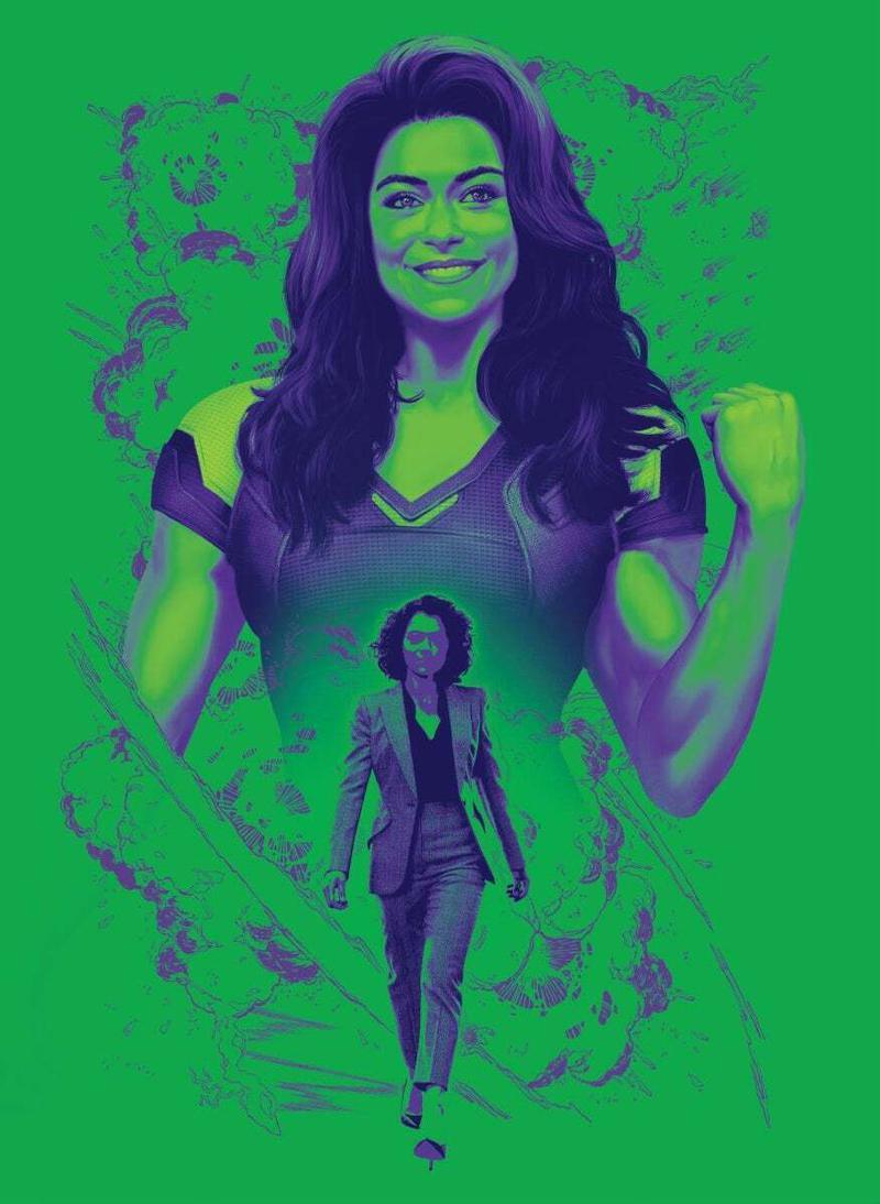 New She Hulk Disney+ Posters Highlight The Hero's Dual Identity