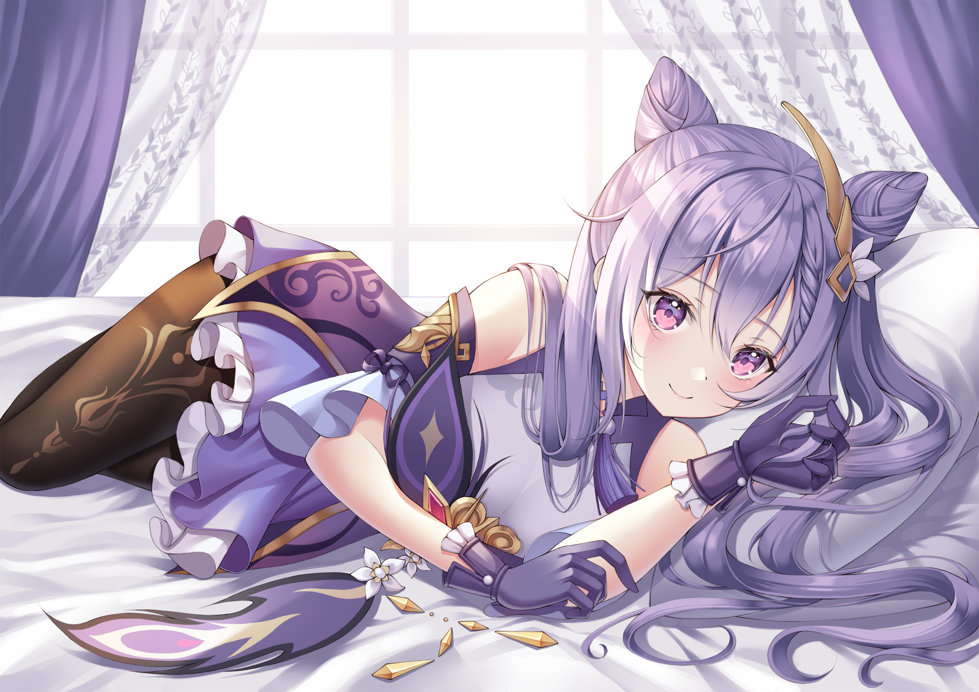 Keqing (Genshin Impact) HD Wallpaper and Background