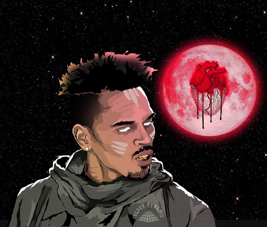 Chris Brown Drawing Wallpaper
