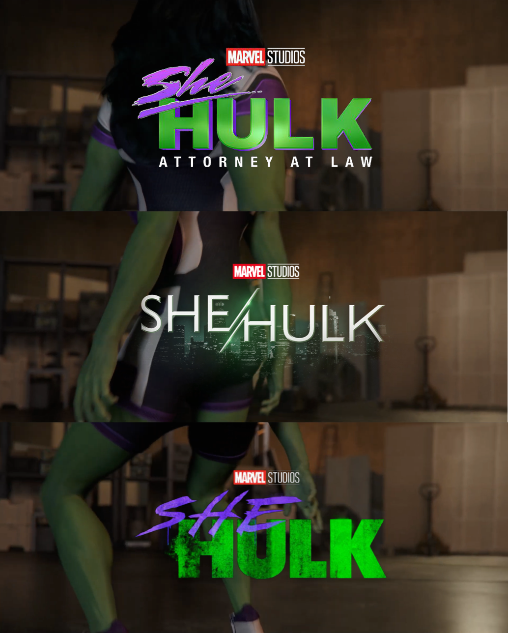The 3 Logos For She Hulk: Attorney