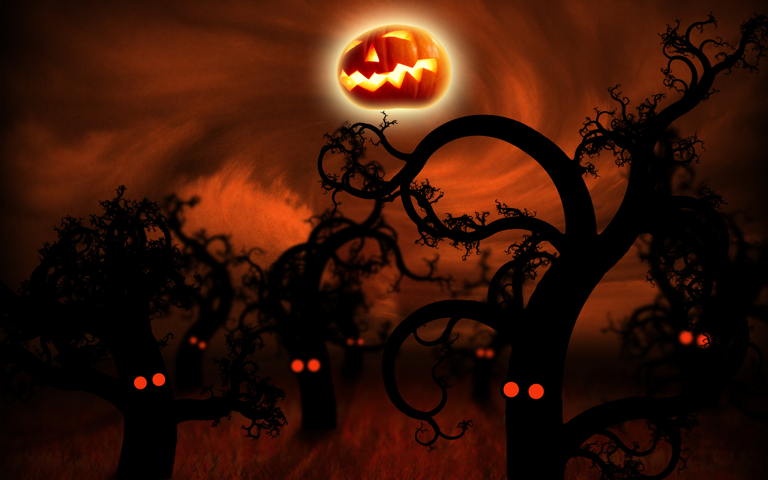 of Halloween 4K wallpaper for your desktop or mobile screen