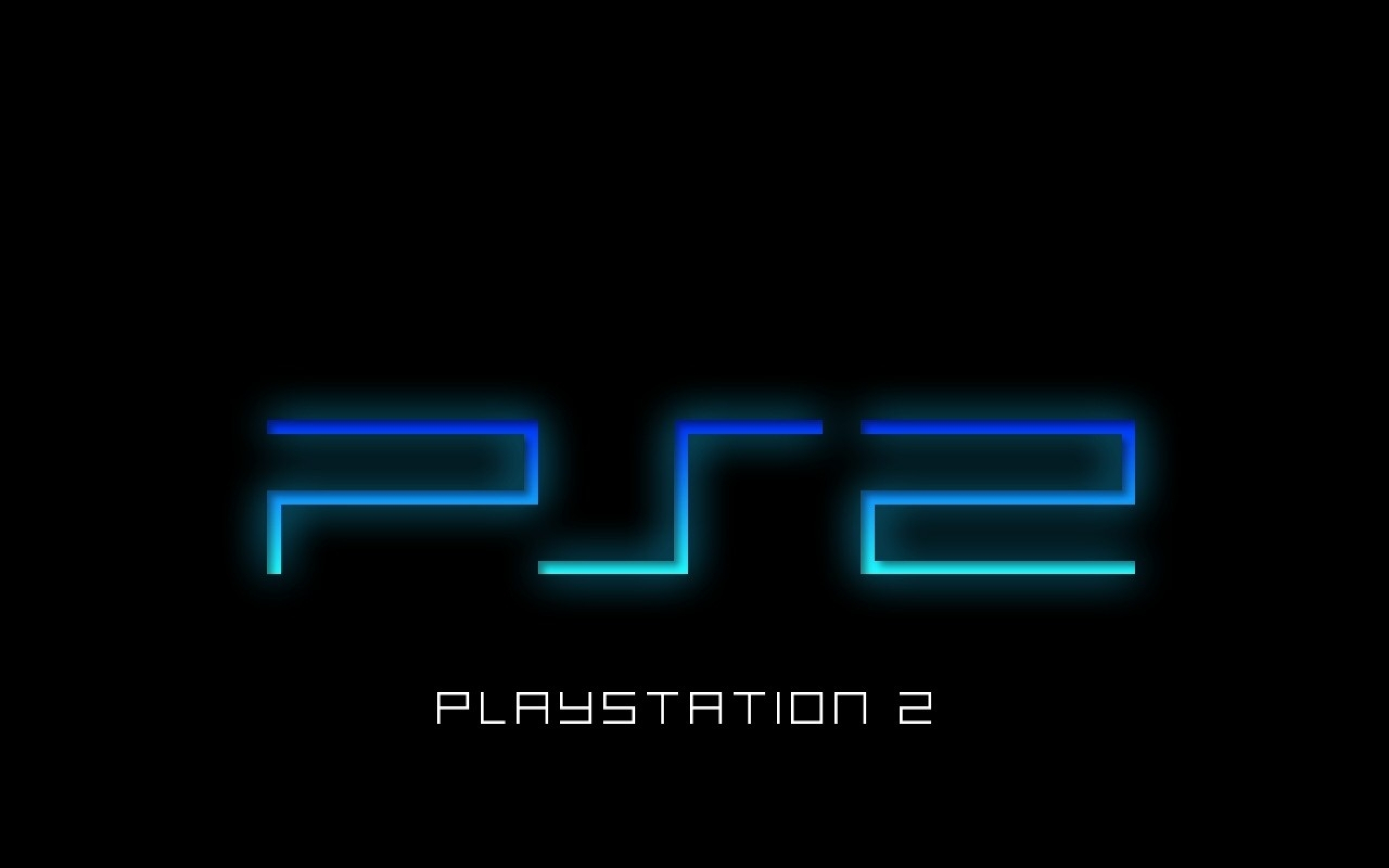 Download wallpaper labels, Minimalism, black background, art, PlayStation PS section minimalism in resolution 2560x1600