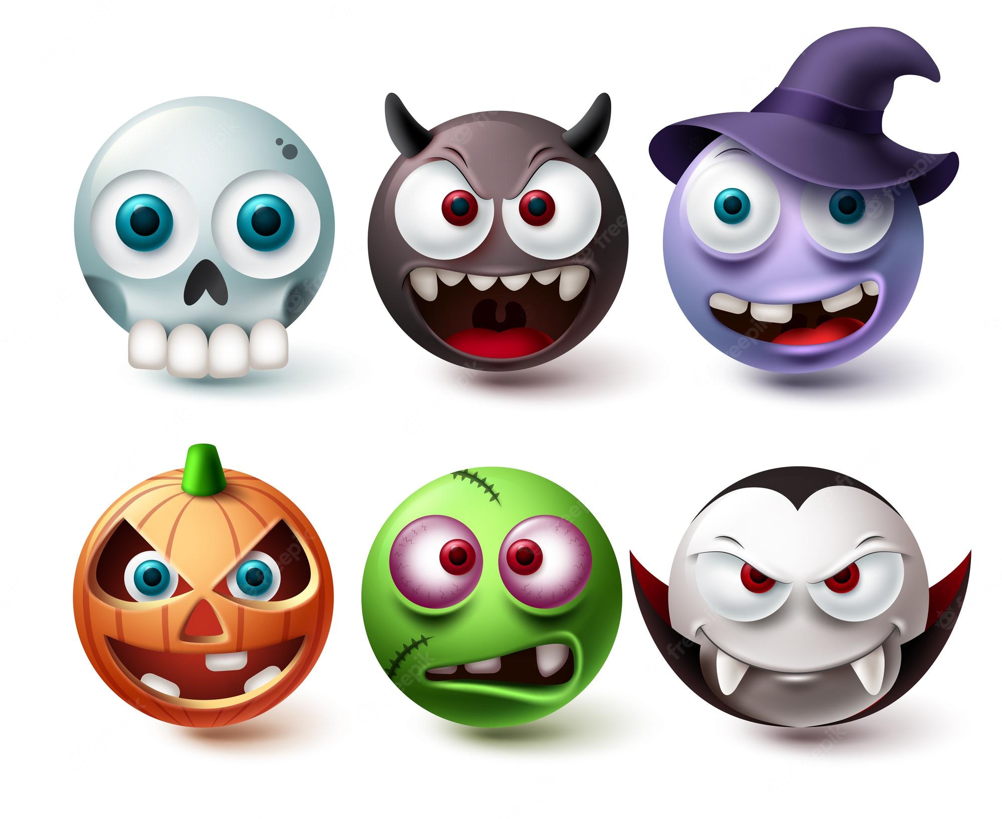 happy halloween text emoji